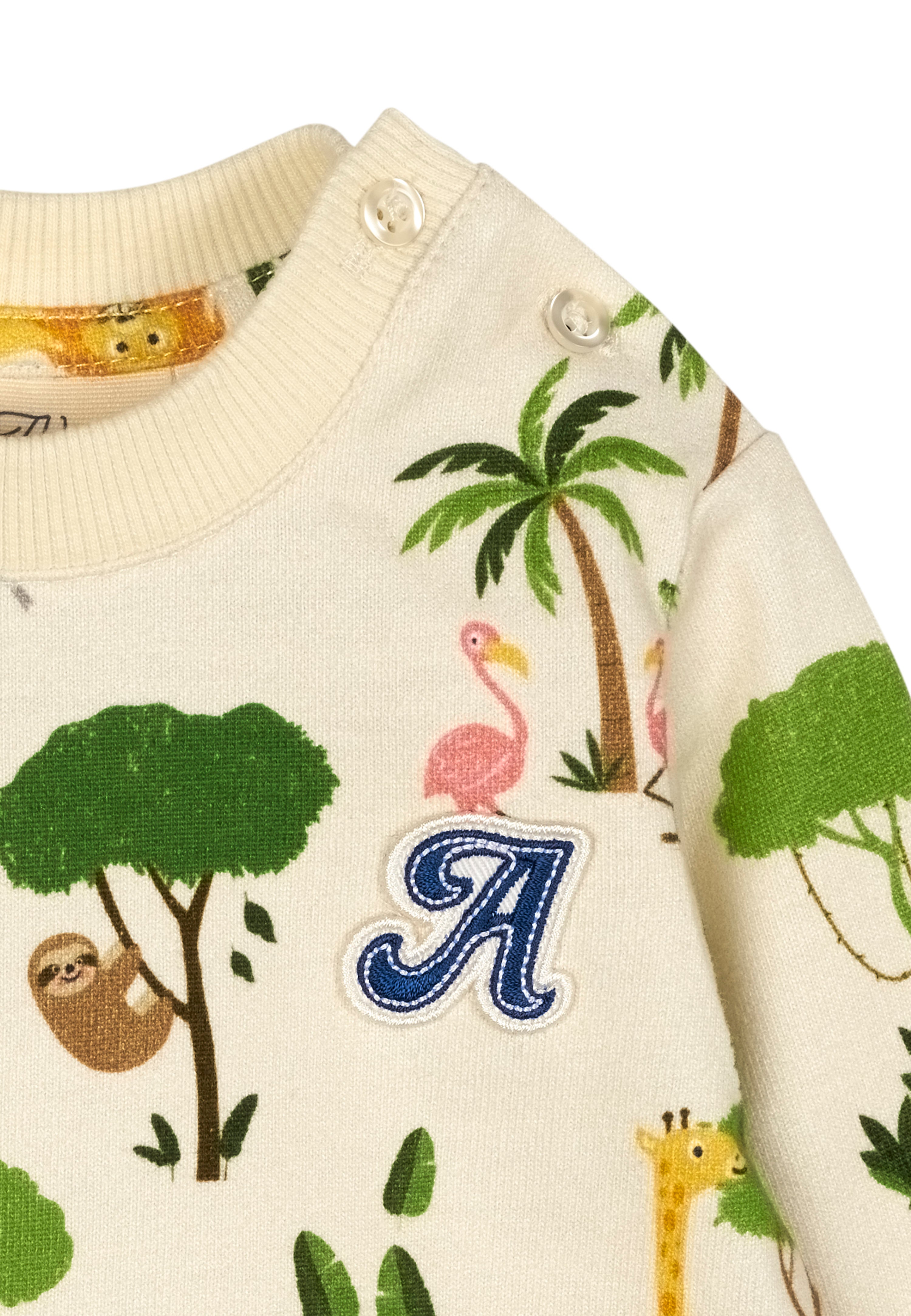 Sweatshirt - Antique White Jungle