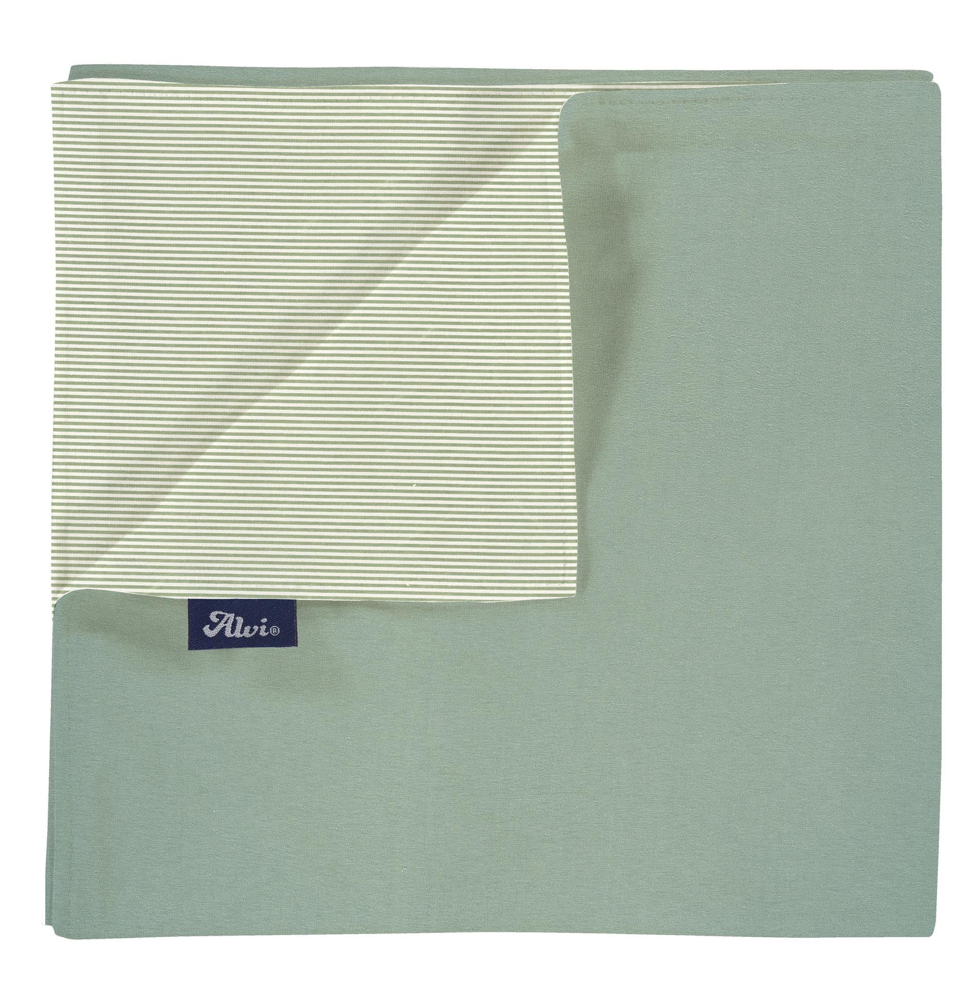 Babydecke Jersey - Seahorse mit Stickerei