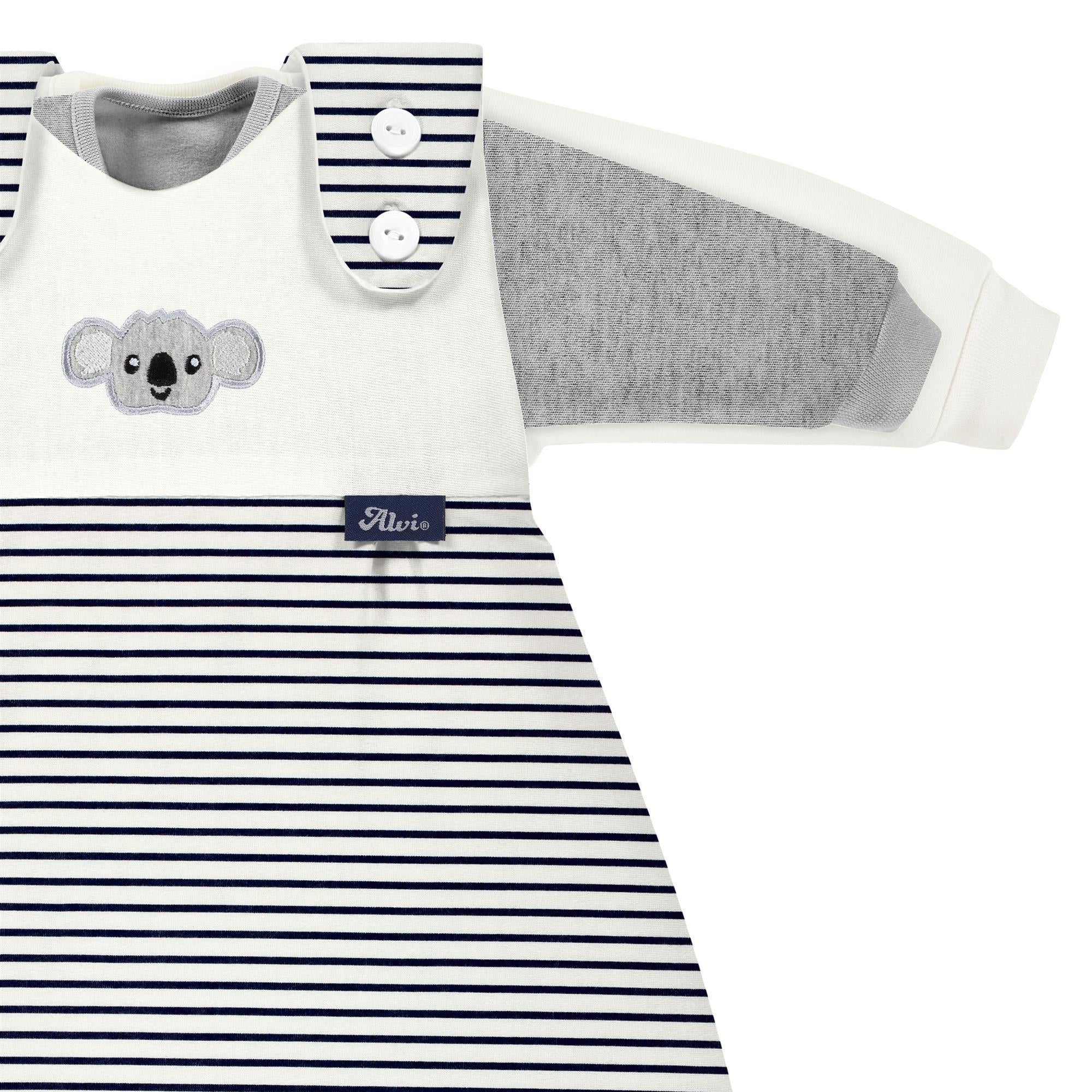 Baby-Mäxchen® 3tlg. (BIO Baumwolle) - Ringlets Koala navy