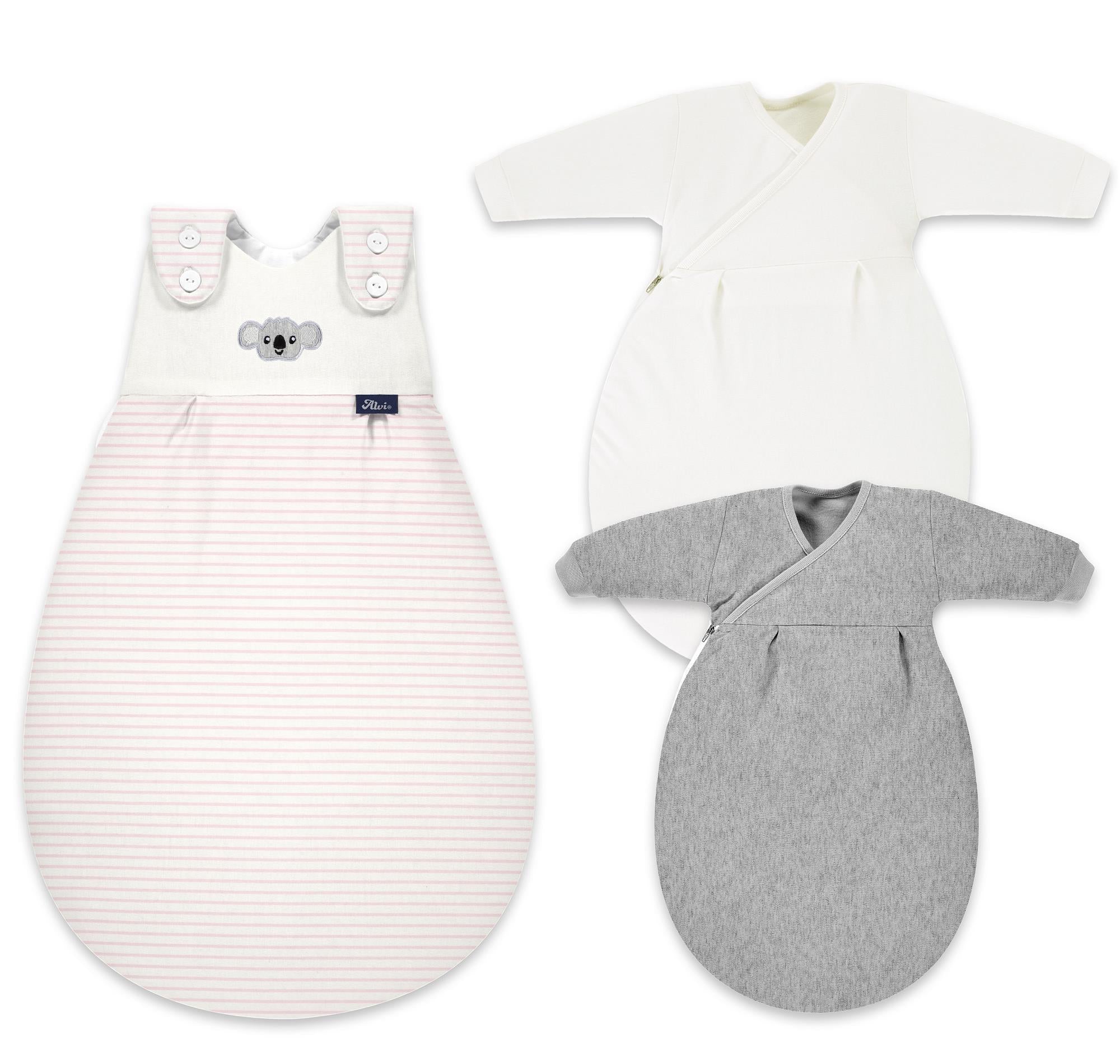 Baby-Mäxchen® 3tlg. (BIO Baumwolle) - Ringlets Koala rosé