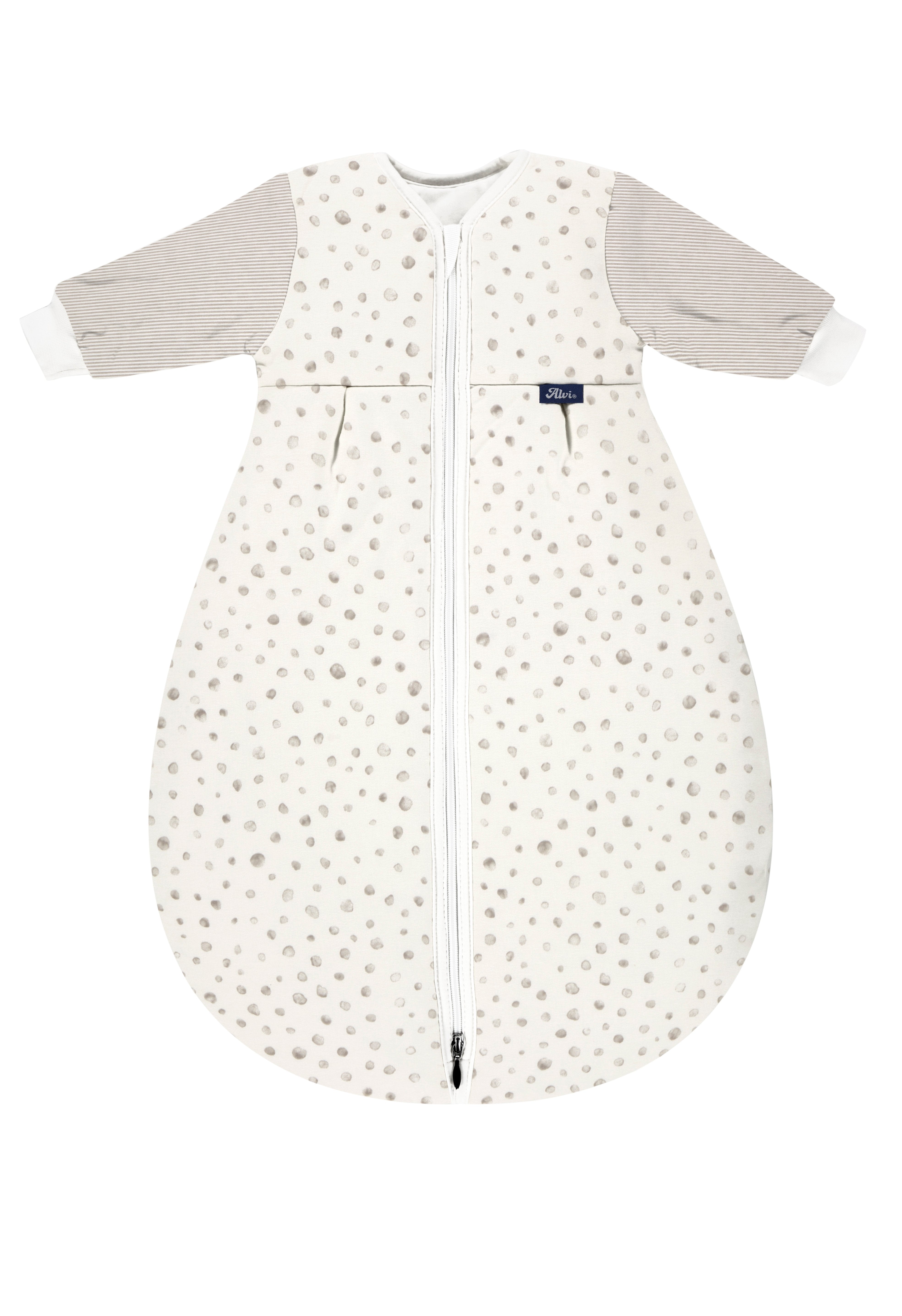 Kugelschlafsack Mäxchen-Thermo mit Arm - Aqua Dot