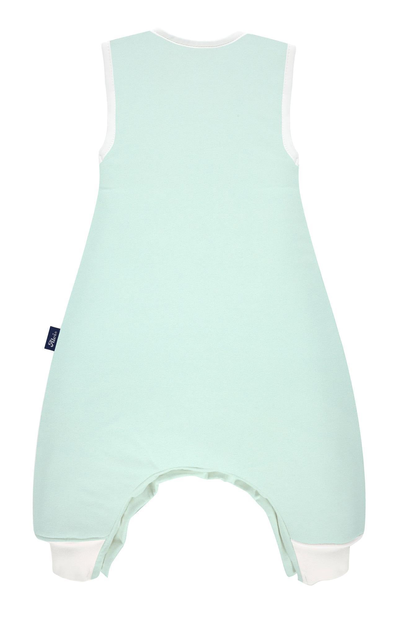 Schlafsack mit Beinen Special Fabric (BIO Baumwolle) - Felpa Nap mint
