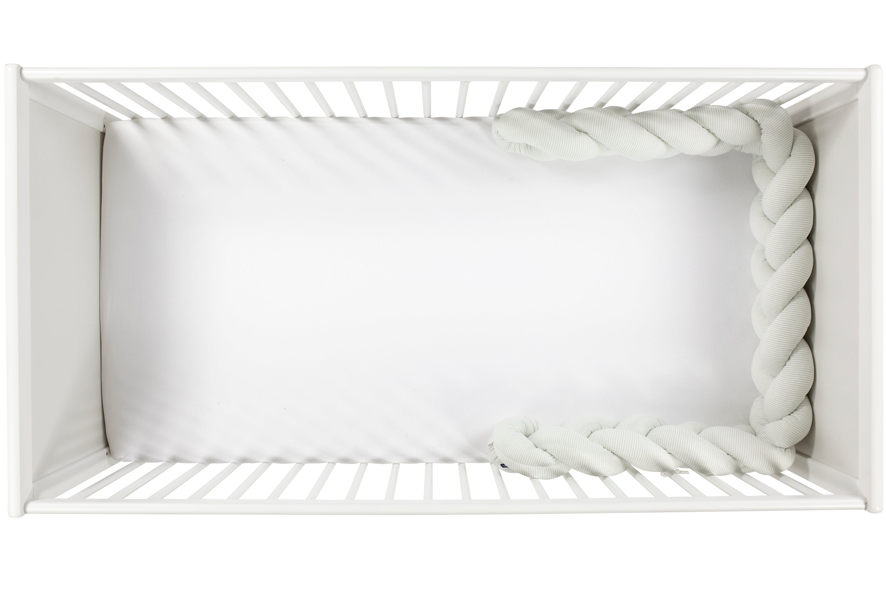 Schlummer-Lounge geflochten (BIO-Baumwolle) - Smoky Stripe