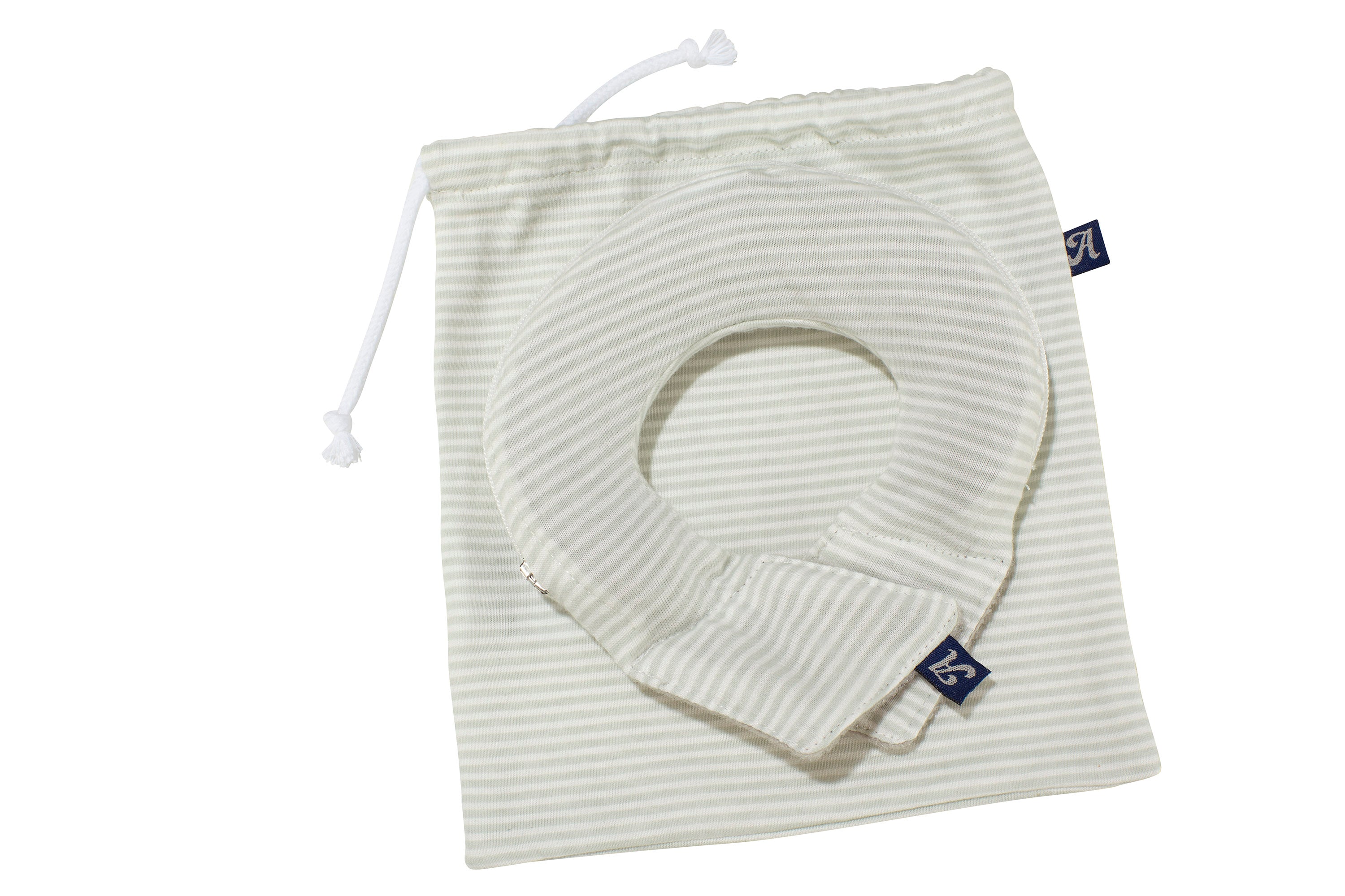 ALVIbino Babykopfschutz - Smoky Stripe