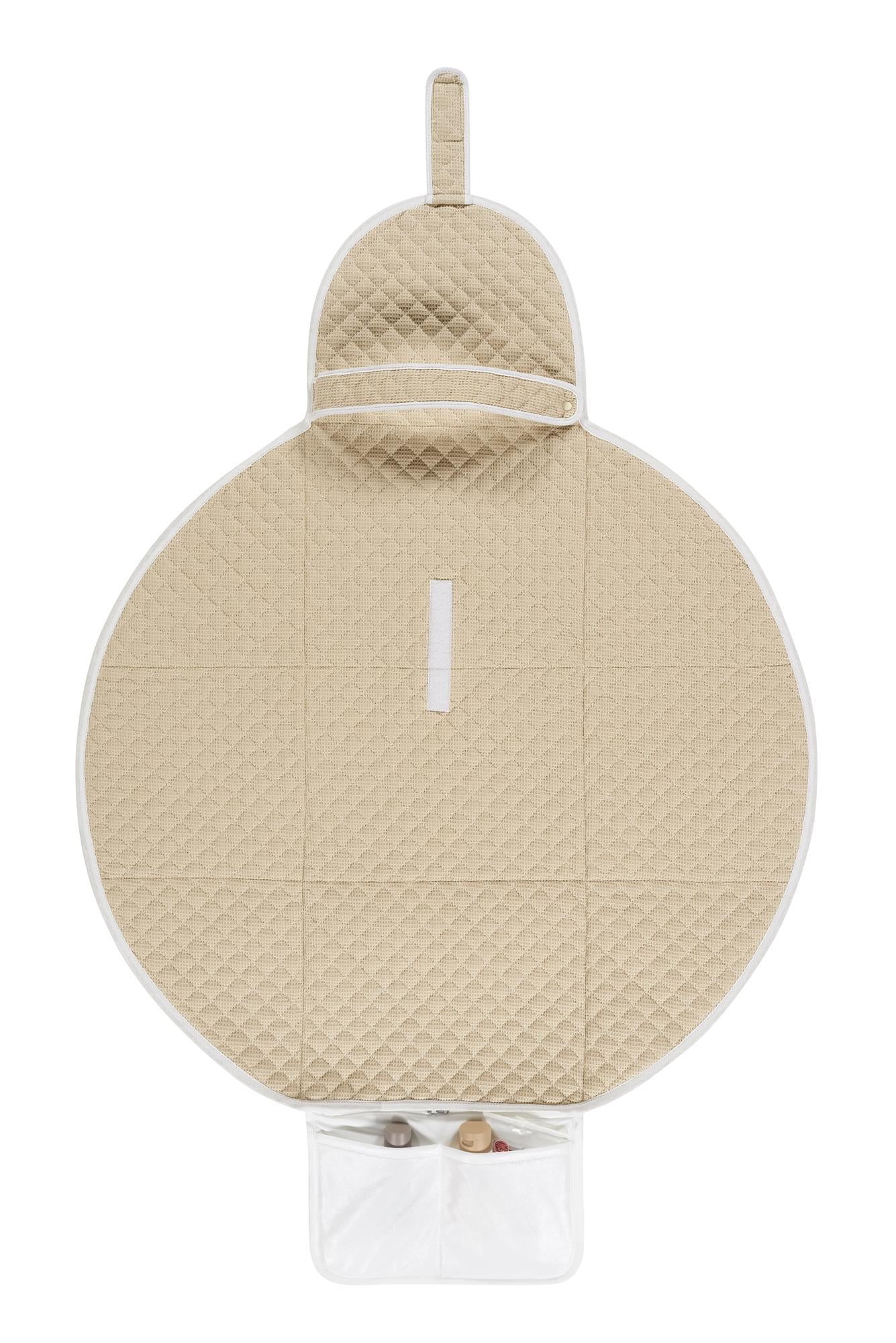 Wickelunterlage to Go Special Fabric - Waffle piqué