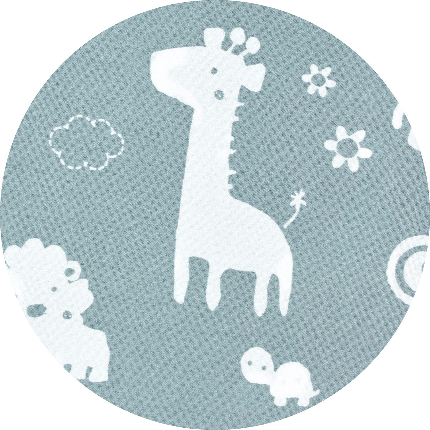 Schlafsack mit Beinen Light - Zootiere blau