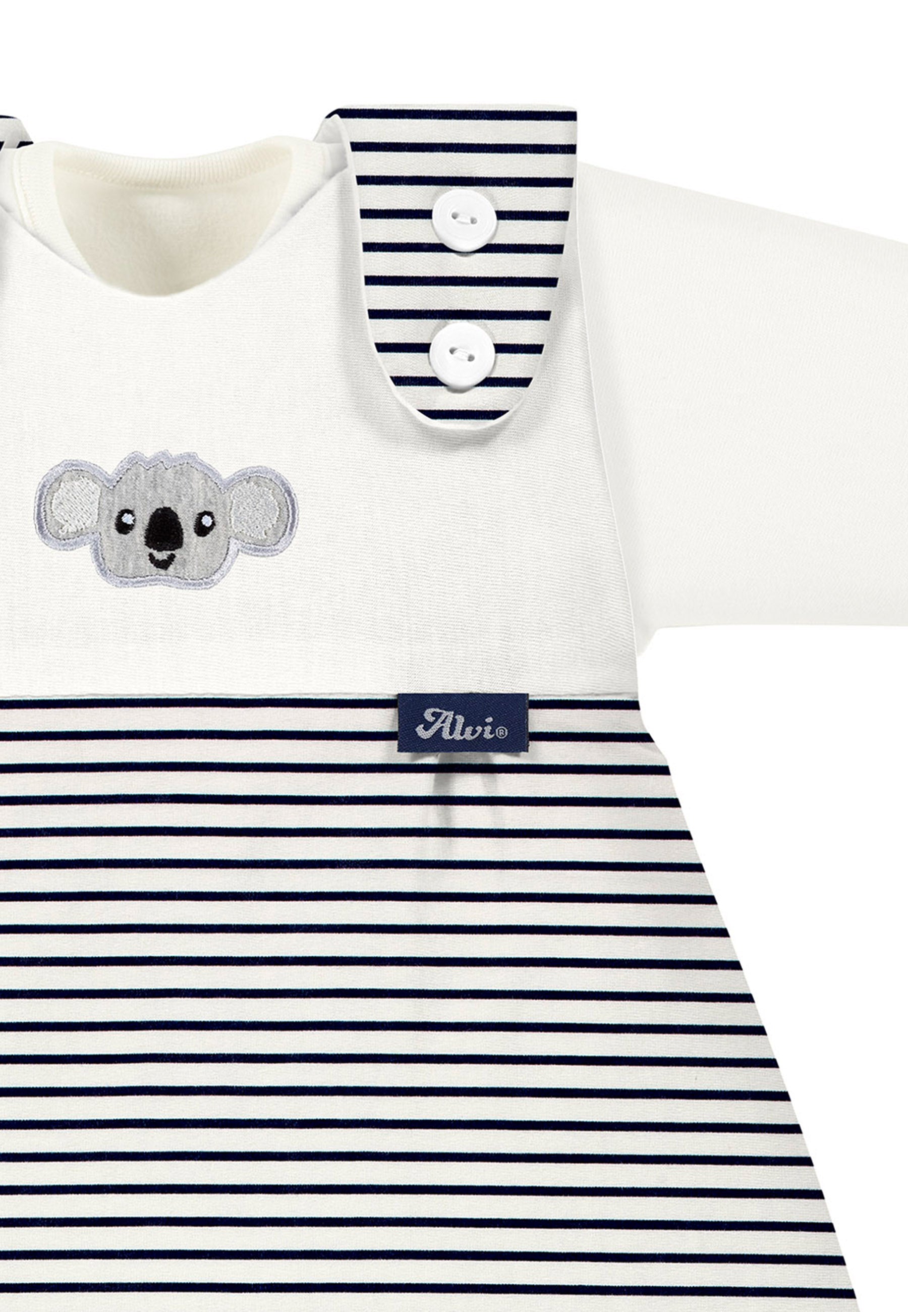 Baby-Mäxchen® 3tlg. (BIO Baumwolle) - Ringlets Koala navy