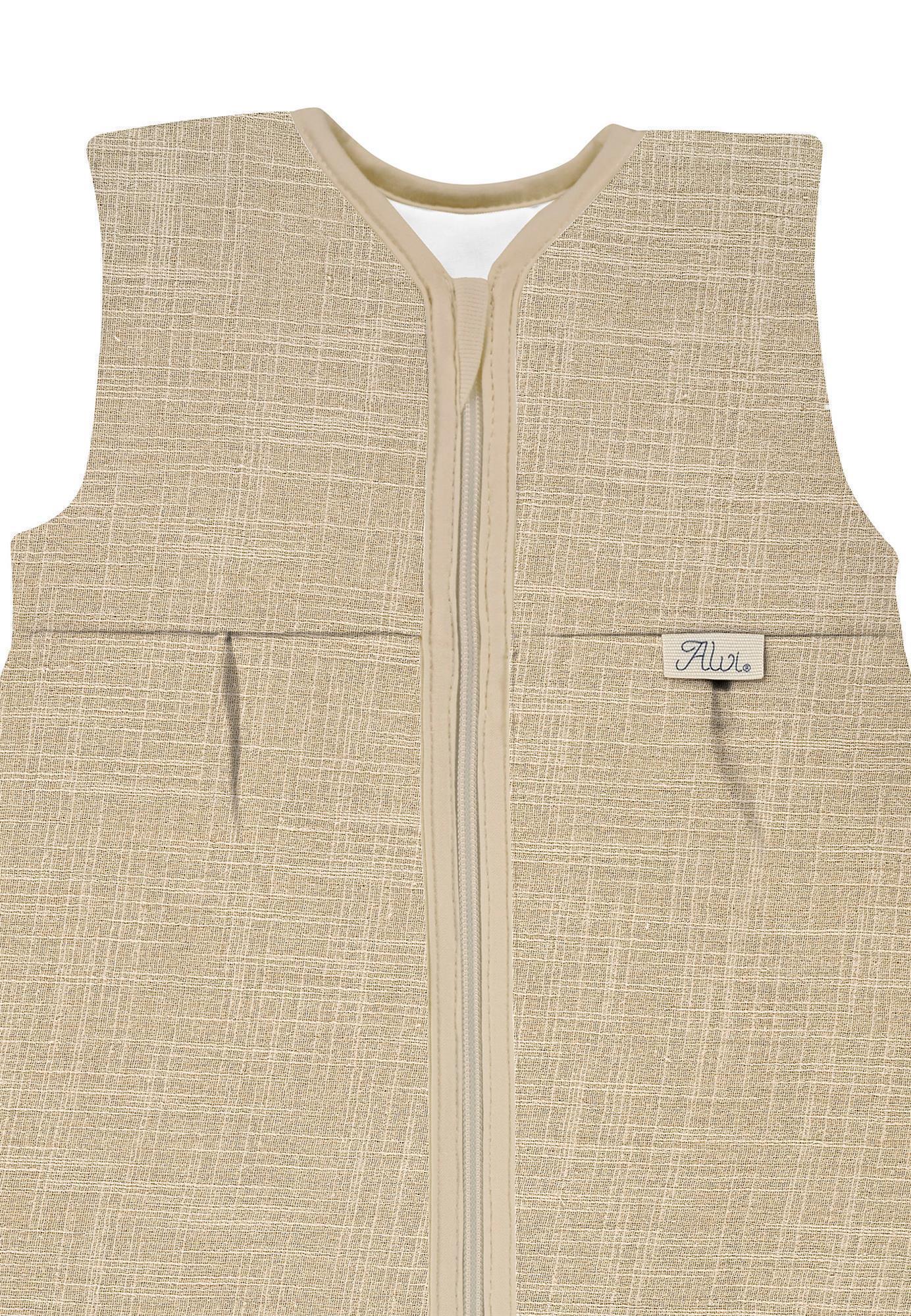 Kugelschlafsack Mäxchen Thermo Special Fabric - Slub Muslin