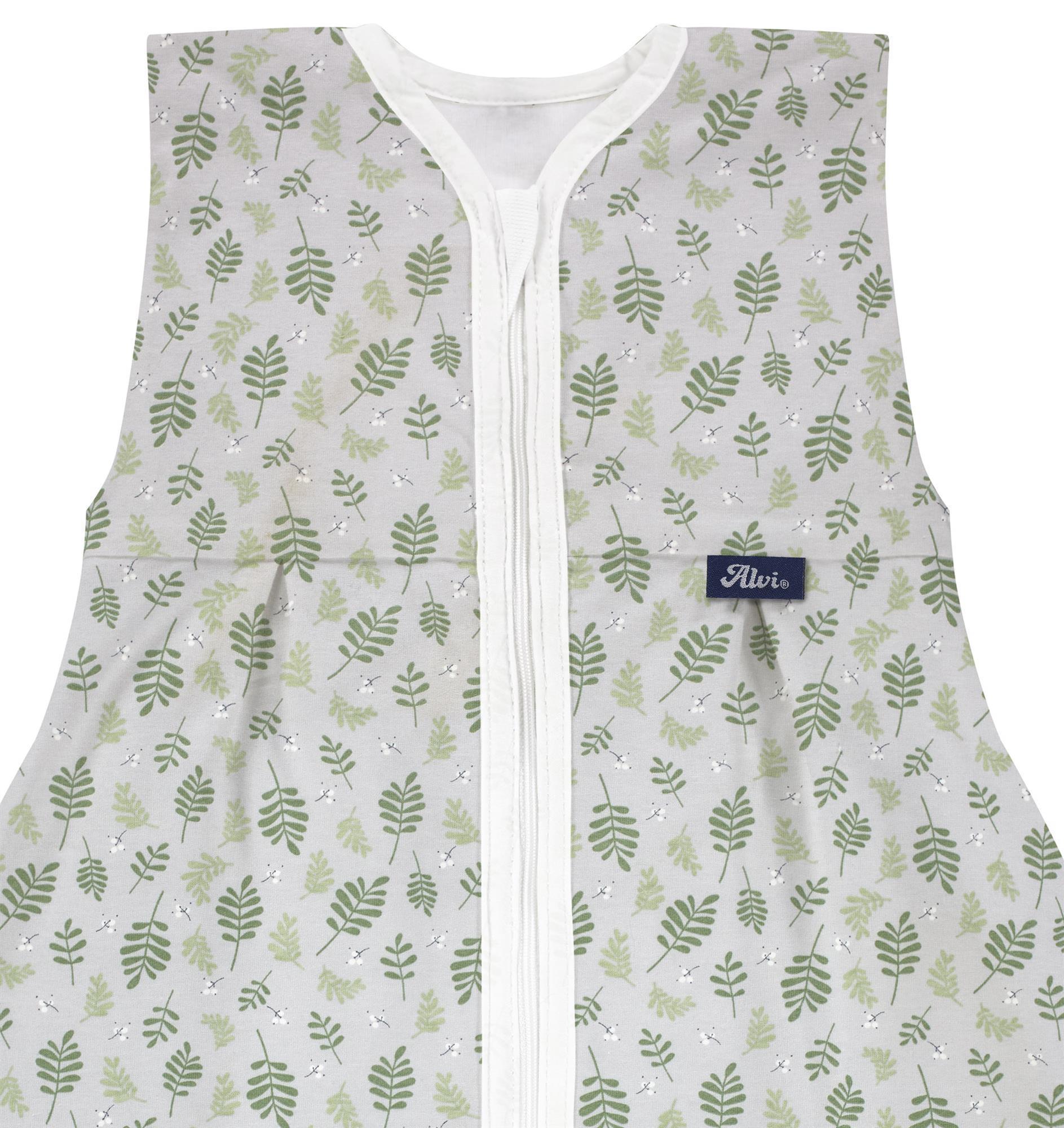 Kugelschlafsack Molton Sommer (BIO-Baumwolle) - Drifting Leaves