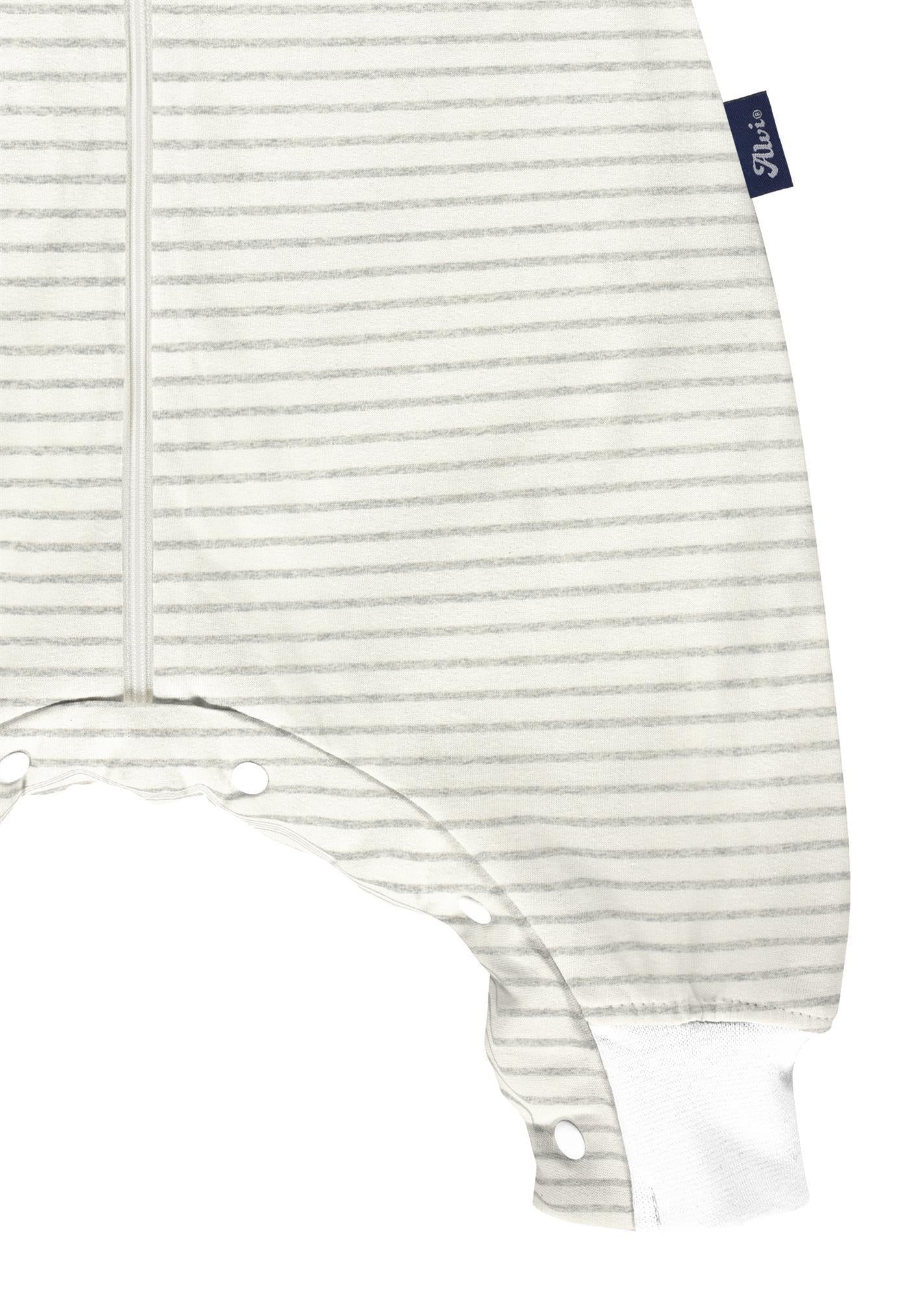 Schlafsack mit Beinen Light (BIO Baumwolle) - Ringlets gray