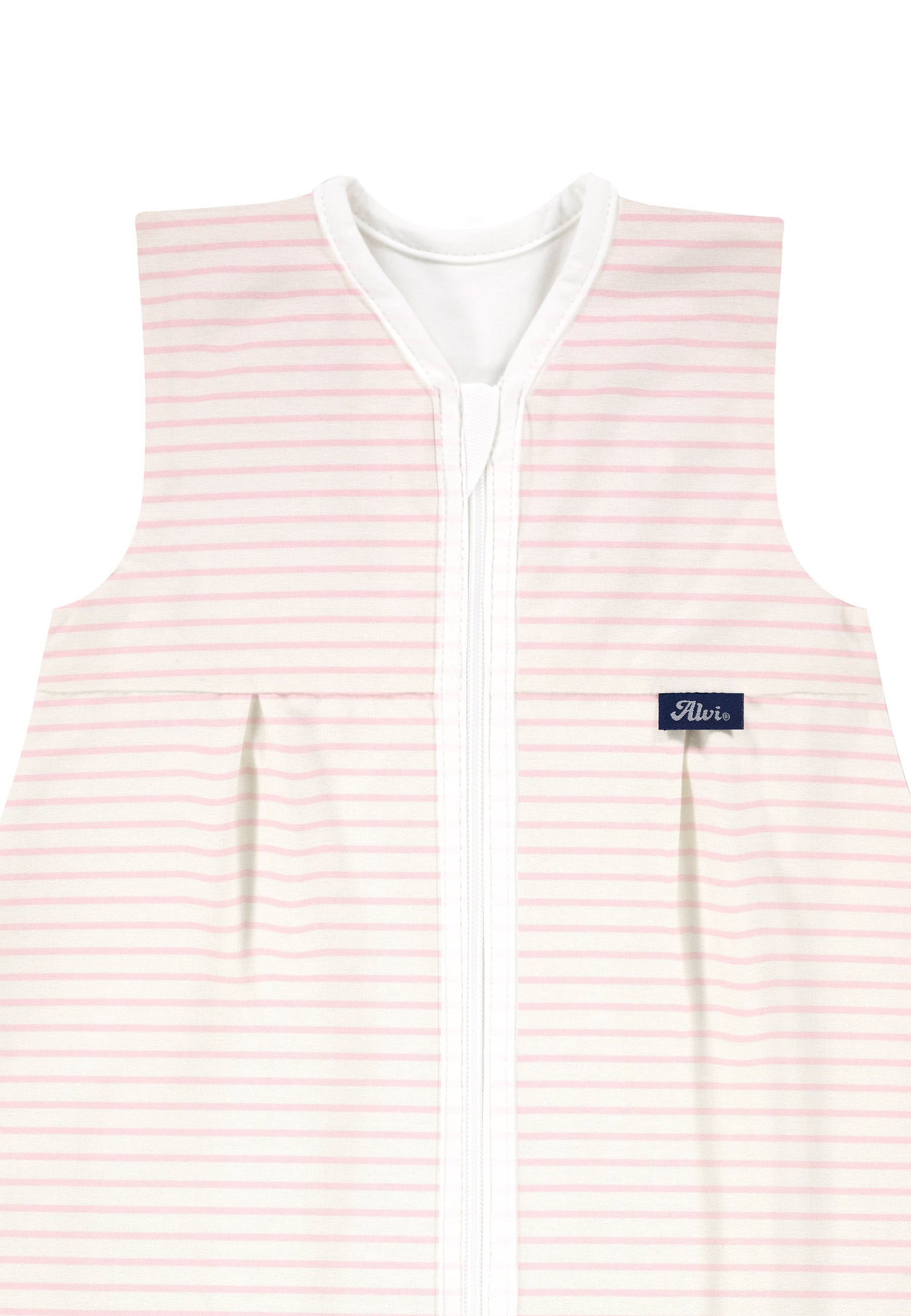 Kugelschlafsack Mäxchen Light (BIO Baumwolle) - Ringlets rosé