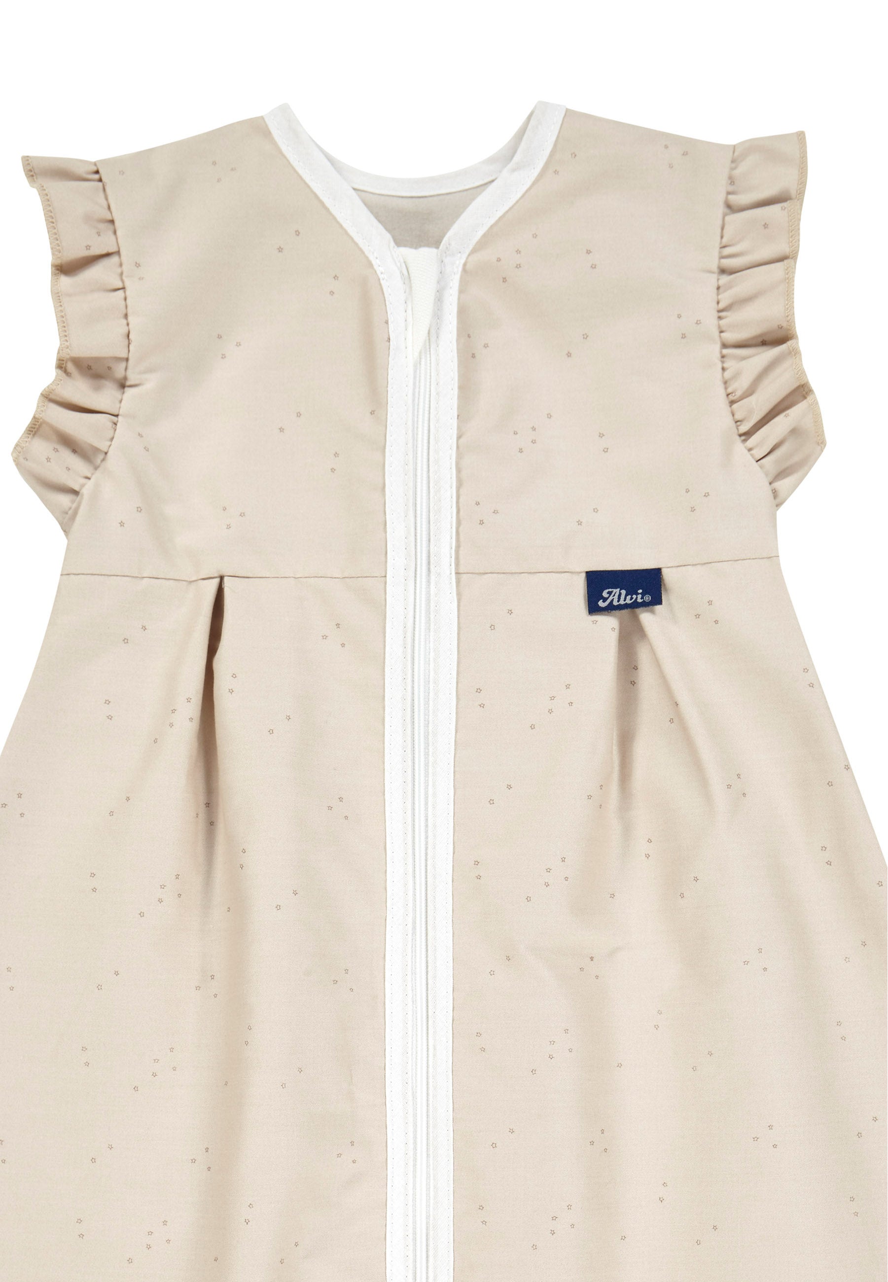 Kugelschlafsack Mäxchen Light (BIO Baumwolle) - Volant