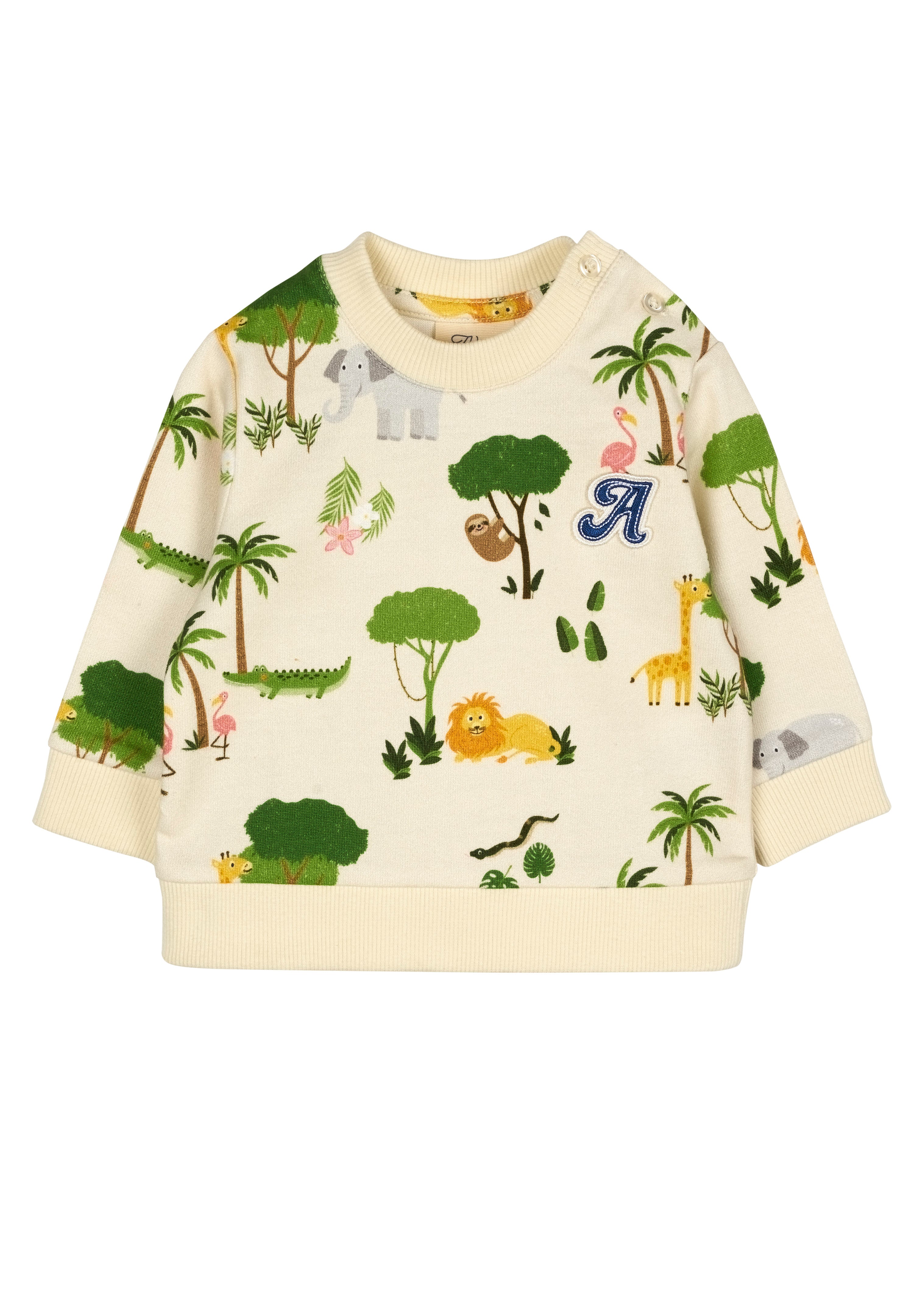 Sweatshirt - Antique White Jungle