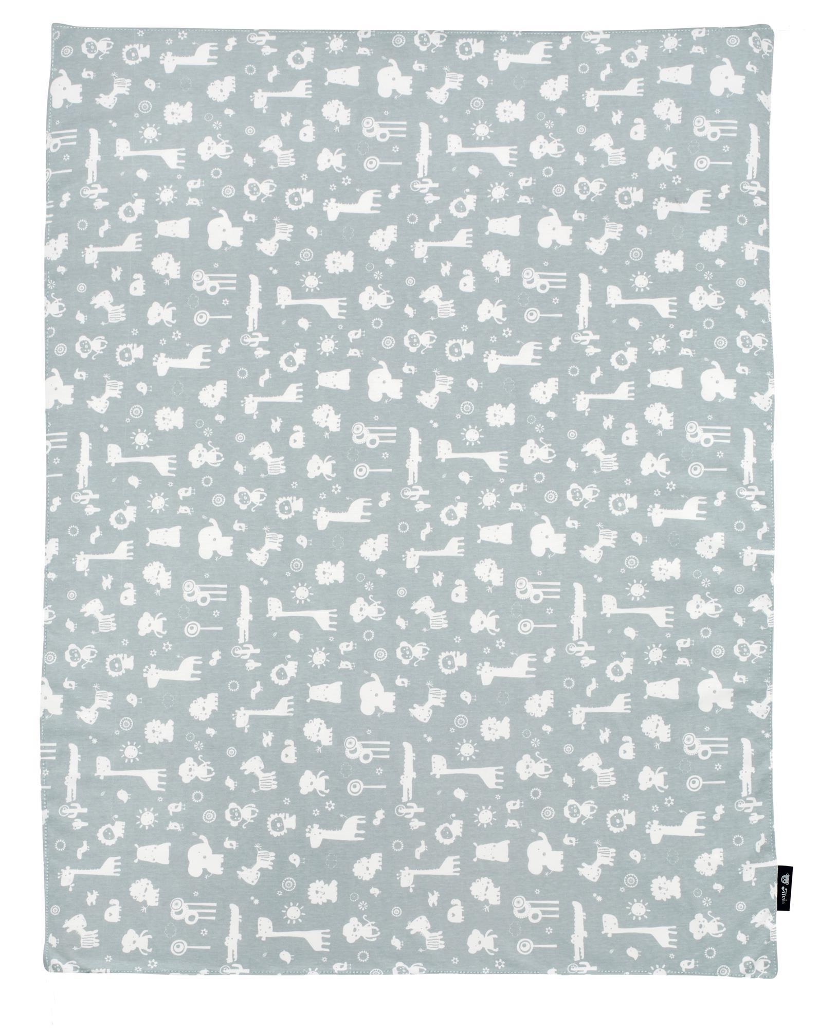 Babydecke Jersey - Zootiere