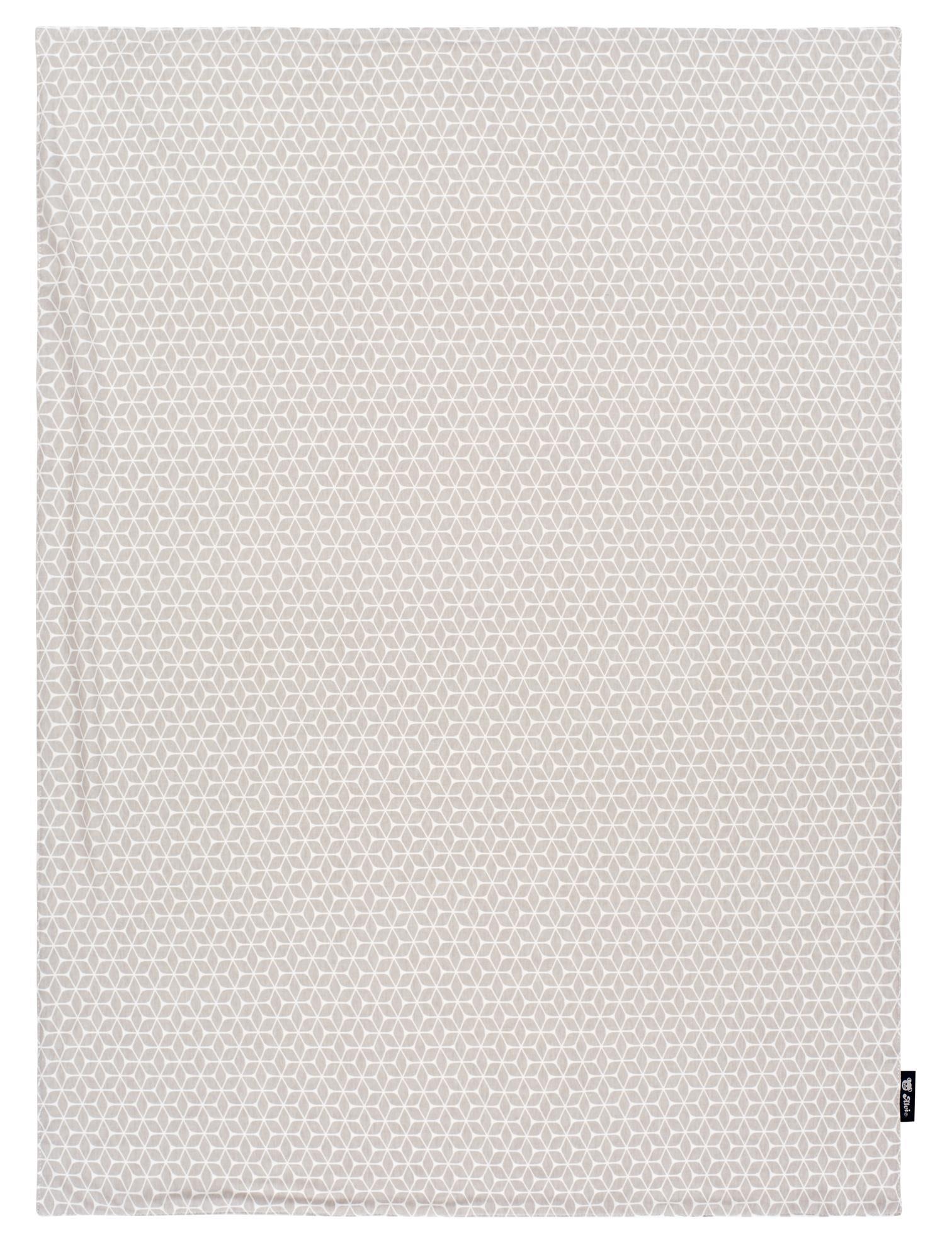 Mikrofaserdecke (UV50+) - Graphic taupe