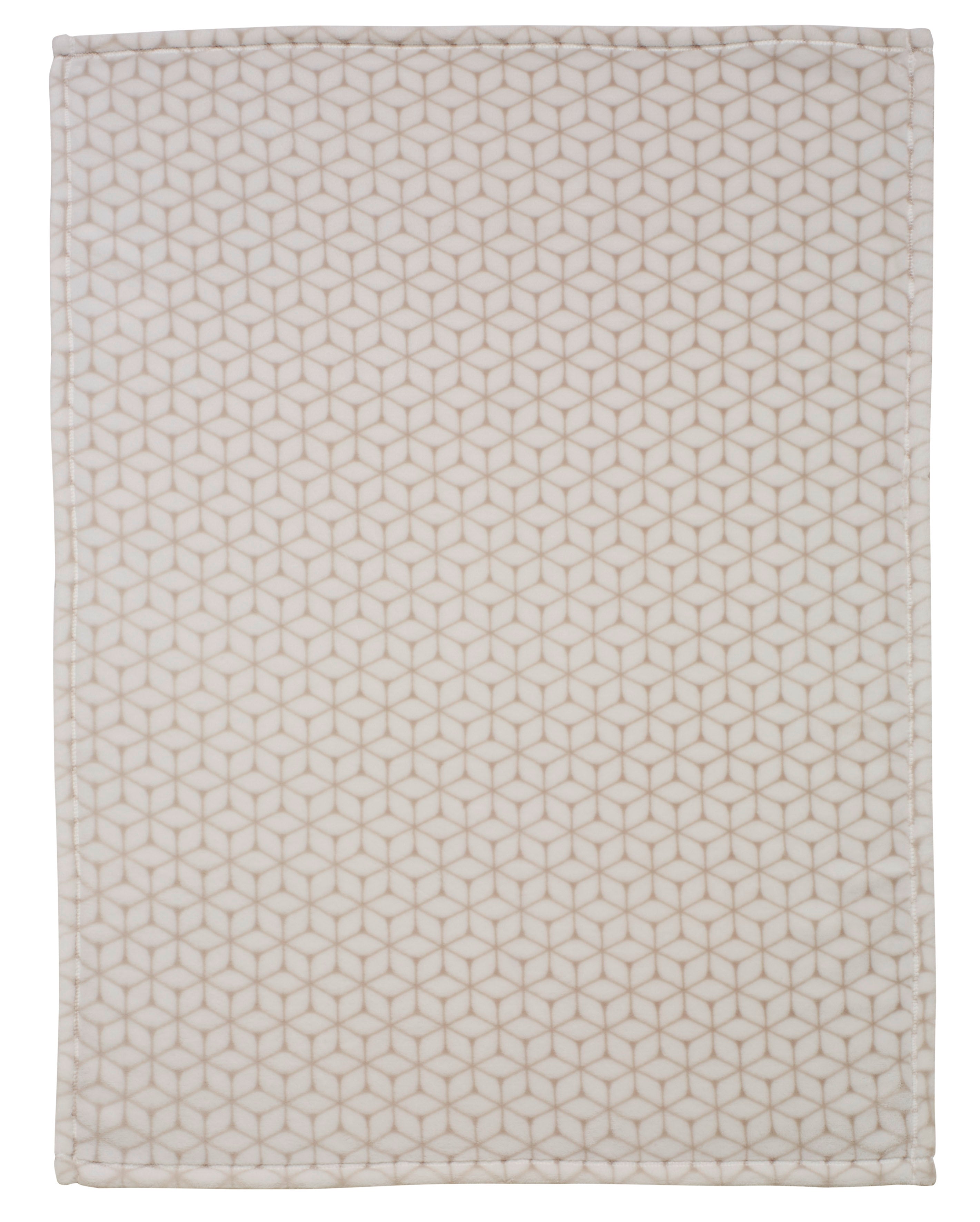 Mikrofaserdecke (UV50+) - Graphic taupe