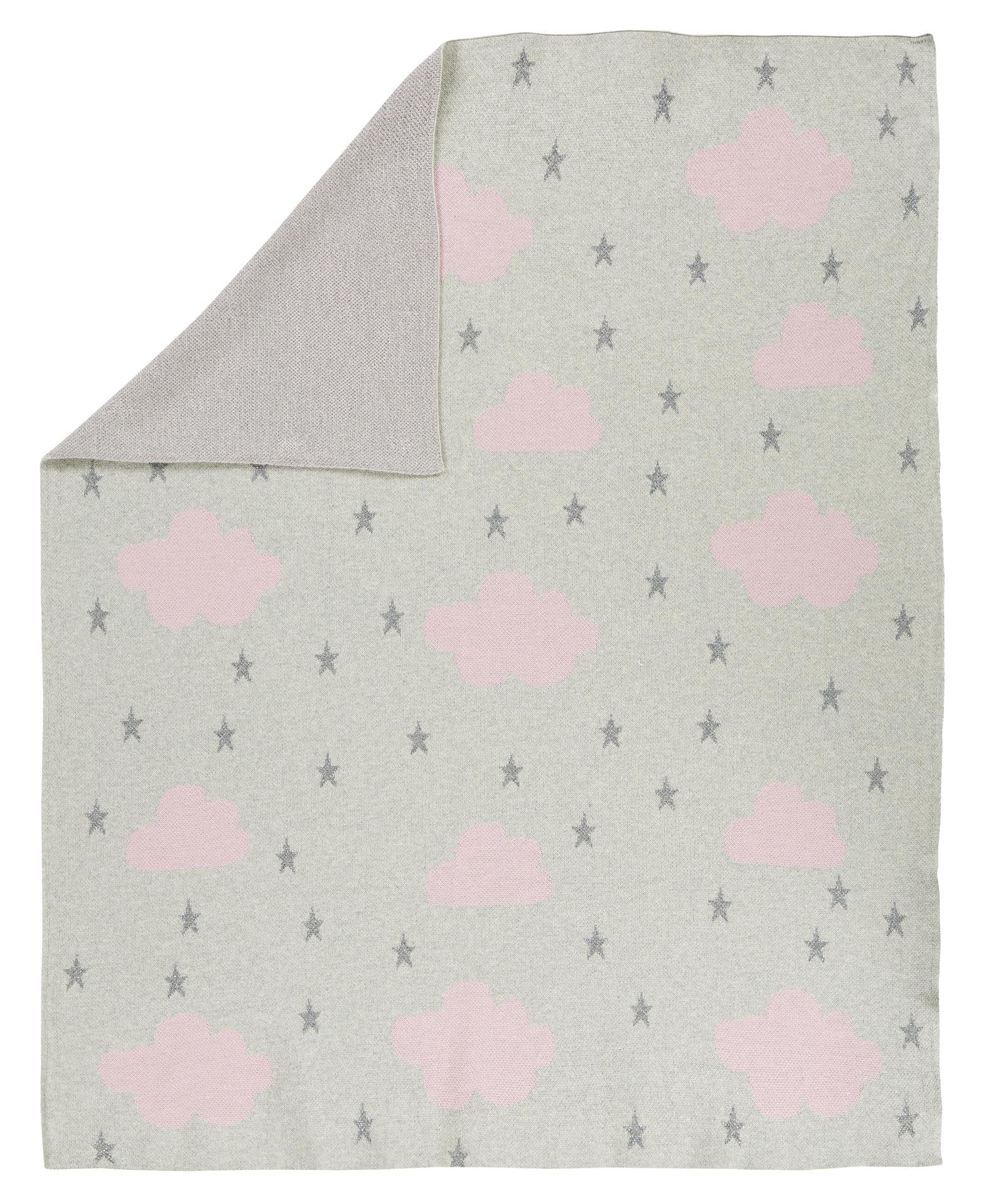 Strickdecken - Cloud rosa