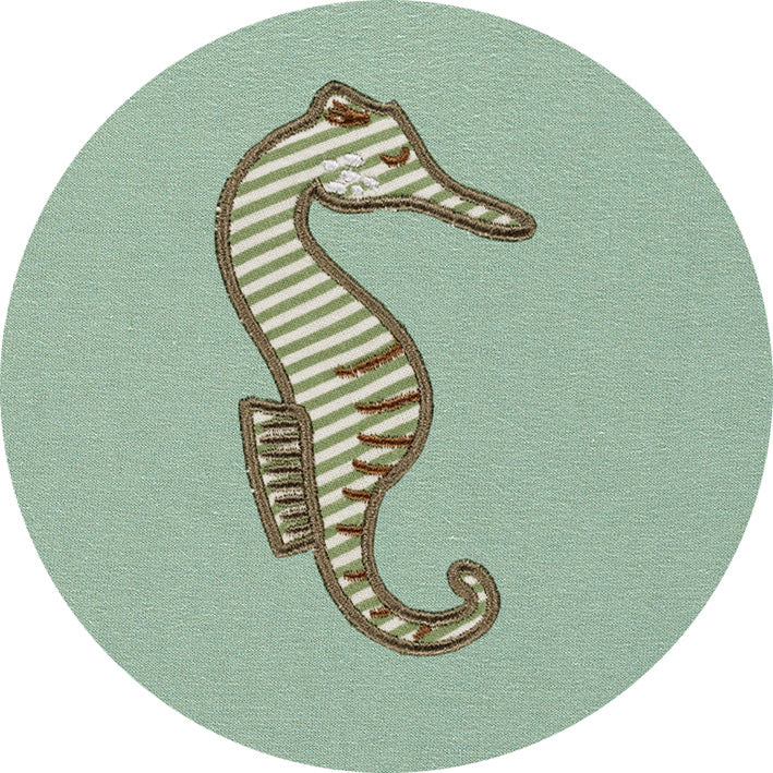 Nestchen XL Jersey (BIO-Baumwolle) Seahorse