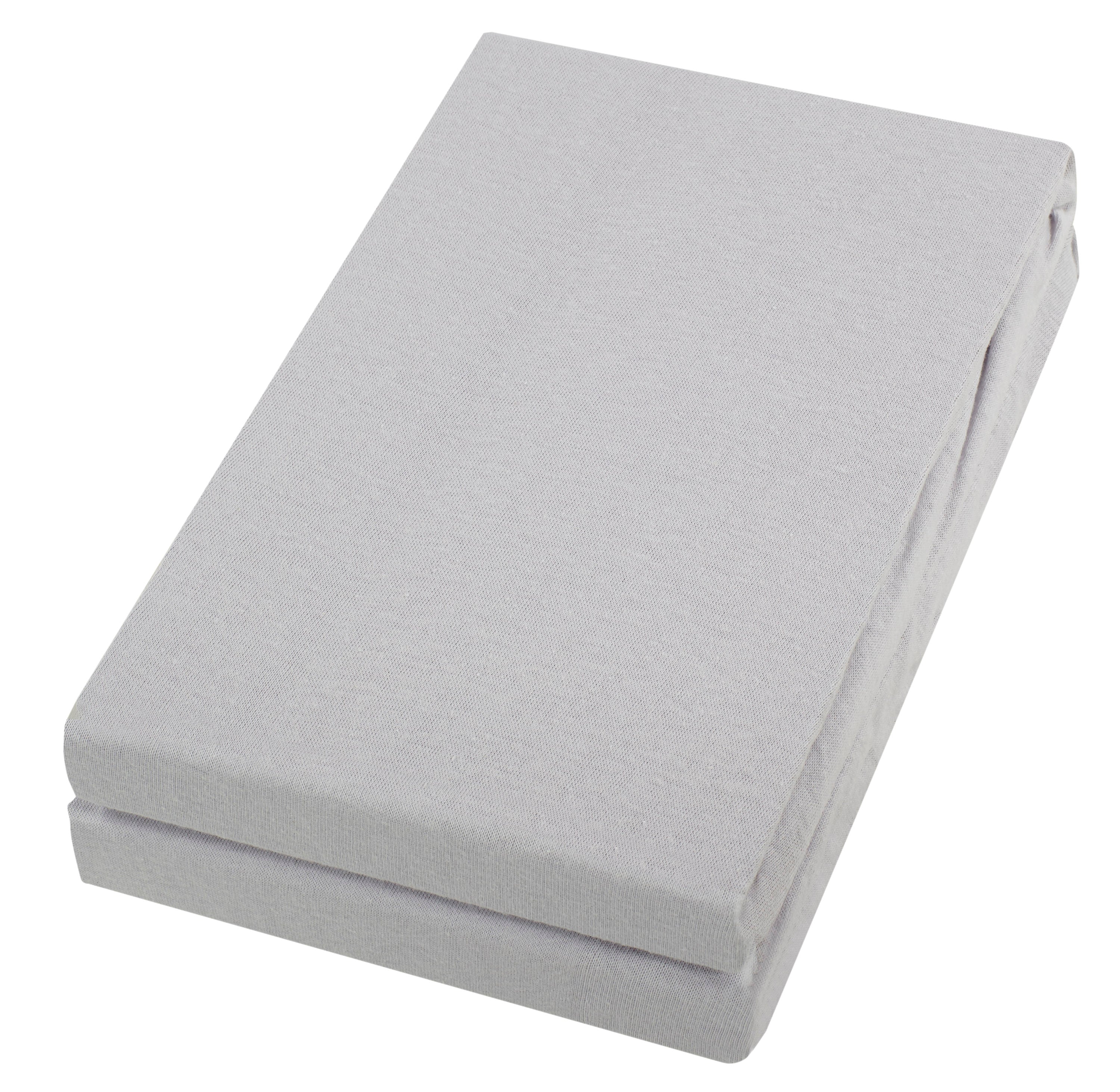 Spannlaken (2-er Pack) - Silber