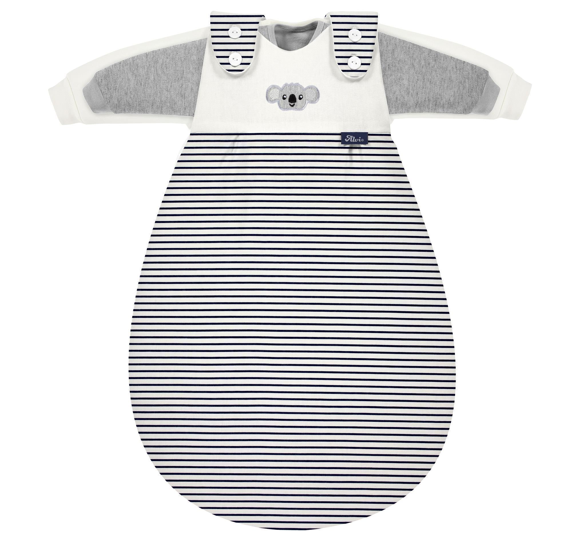 Baby-Mäxchen® 3tlg. (BIO Baumwolle) - Ringlets Koala navy