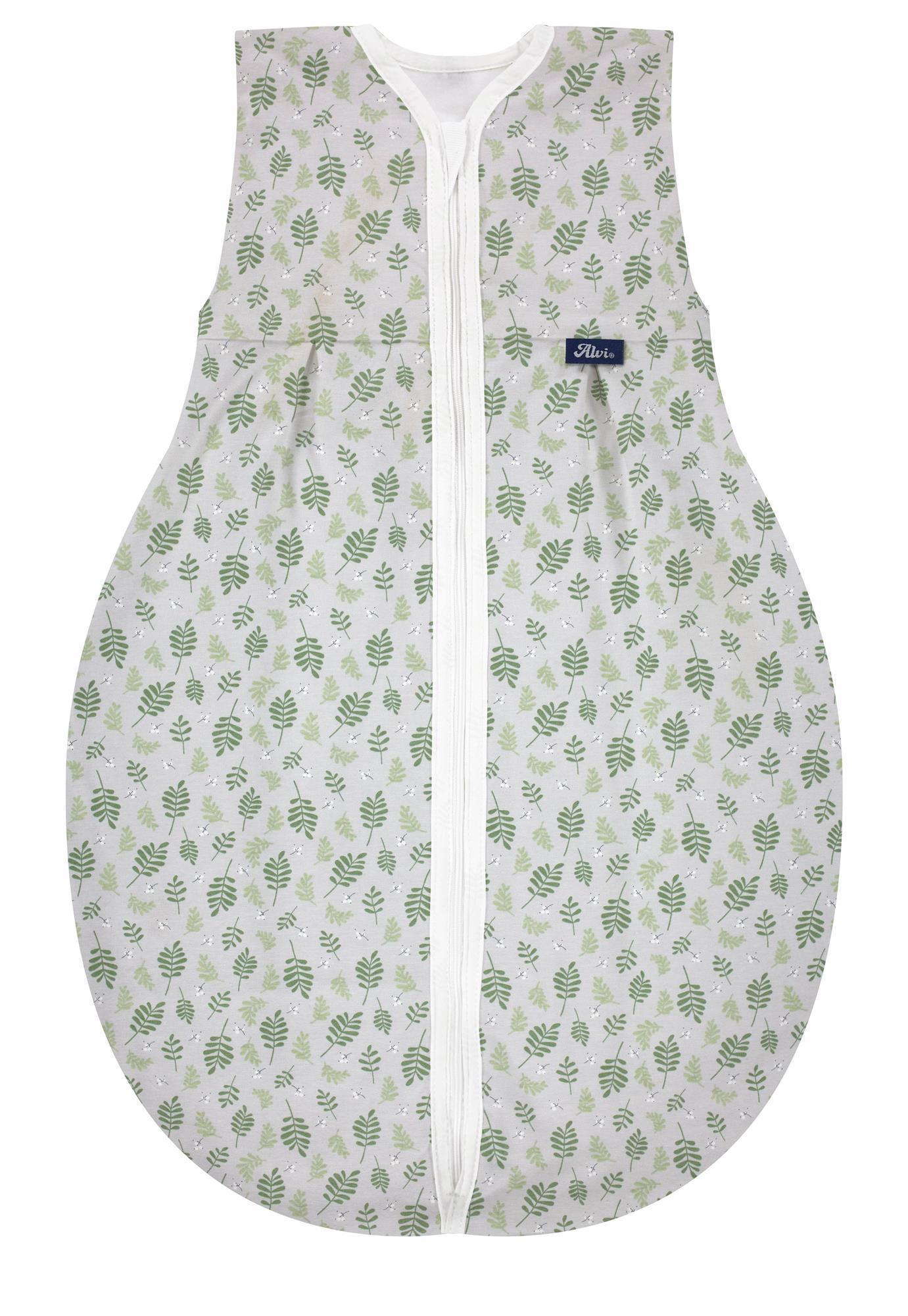 Kugelschlafsack Molton Sommer (BIO-Baumwolle) -  Drifting Leaves
