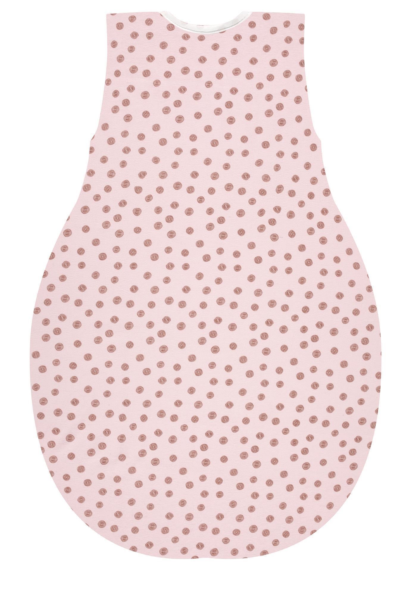 Kugelschlafsack Molton Sommer (BIO-Baumwolle) - Curly Dots
