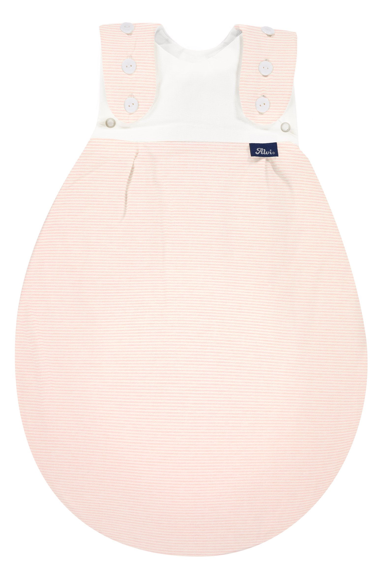 Frühchenschlafsack Außensack (Jersey) - rose Stripe