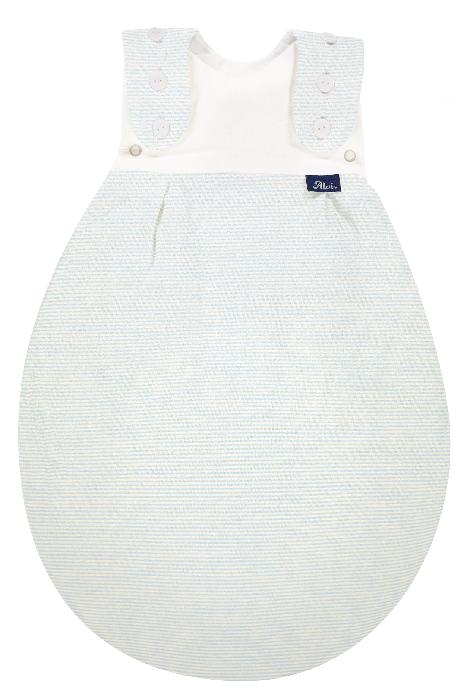 Frühchenschlafsack Außensack (Jersey) - bleu Stripe