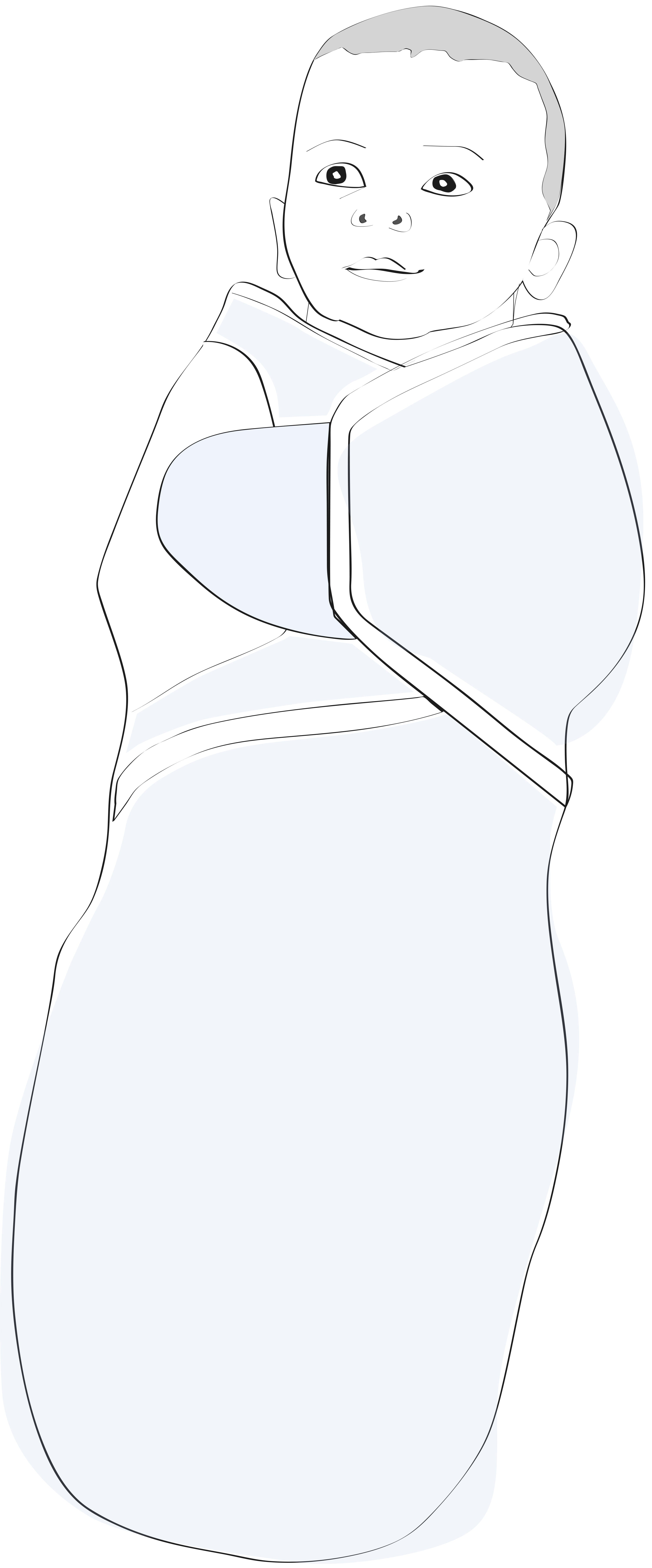 Wickeltuch "Harmonie" (Jersey) - Schäfchen beige