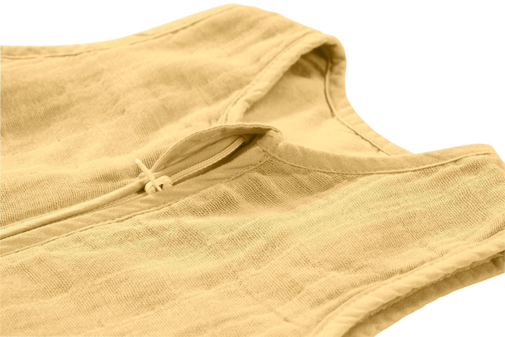 Mull-Schlafsack - Uni gelb