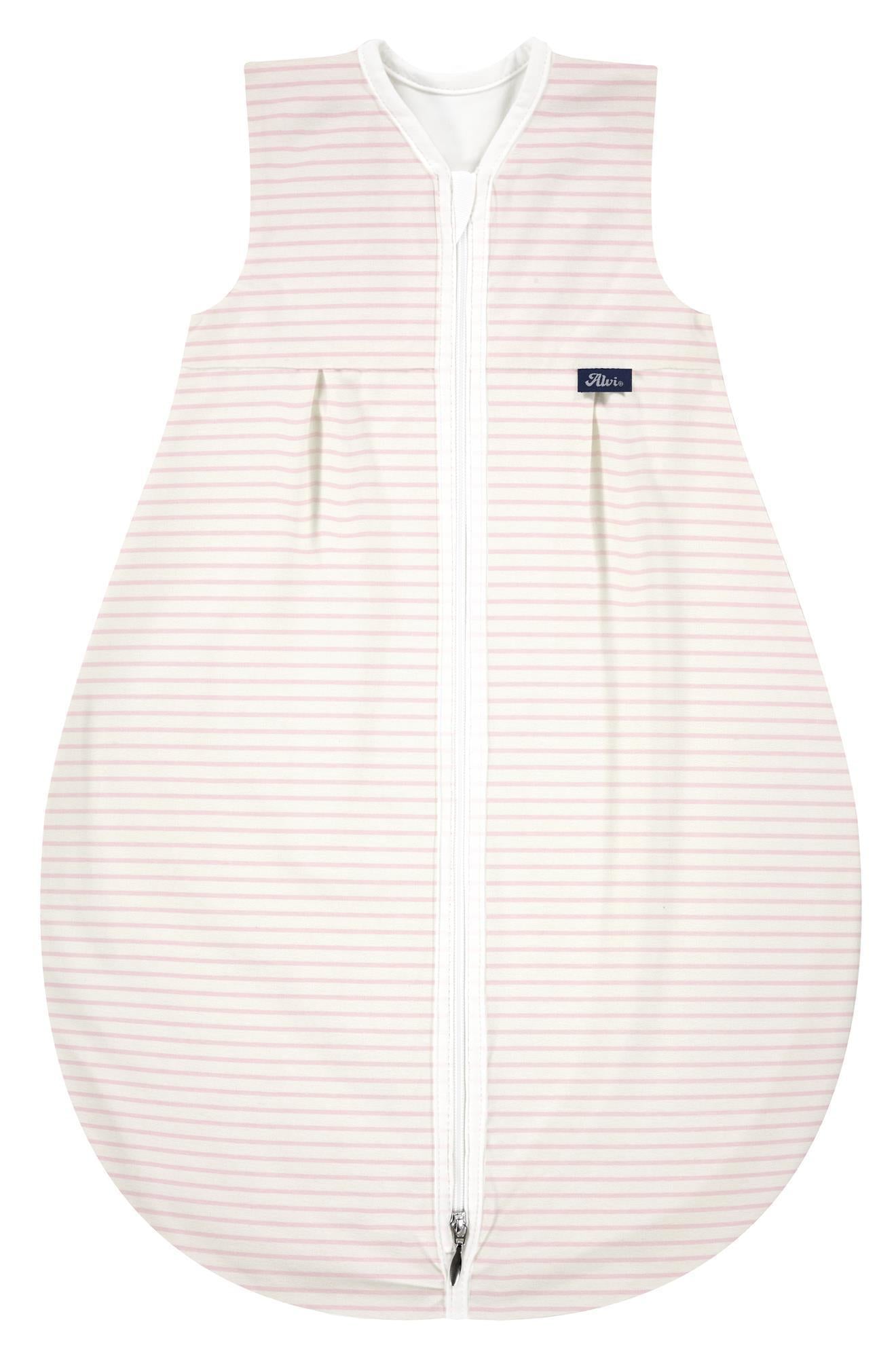 Kugelschlafsack Mäxchen Light (BIO Baumwolle) - Ringlets rosé