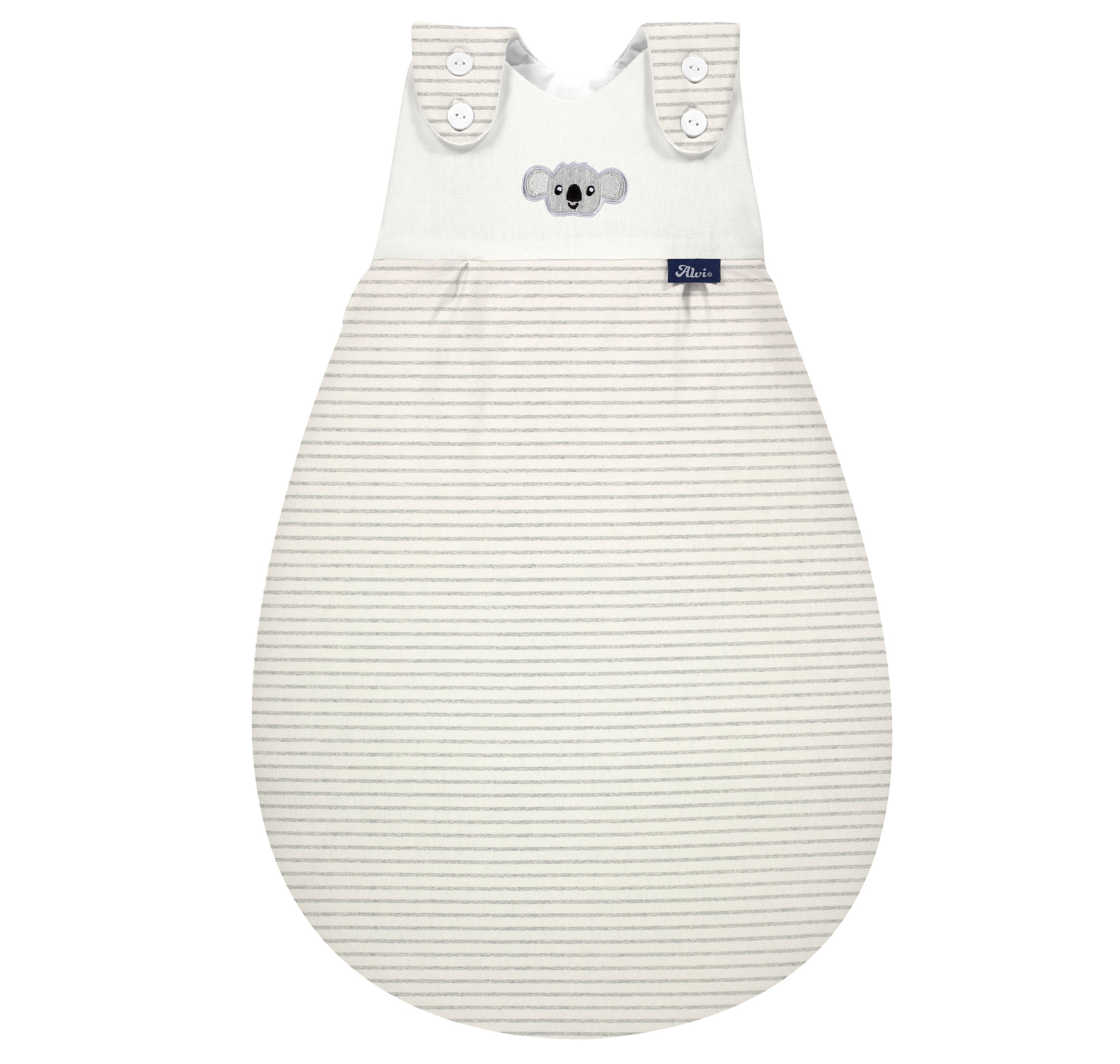 Baby-Mäxchen®  Außensack (BIO Baumwolle) - Ringlets Koala gray