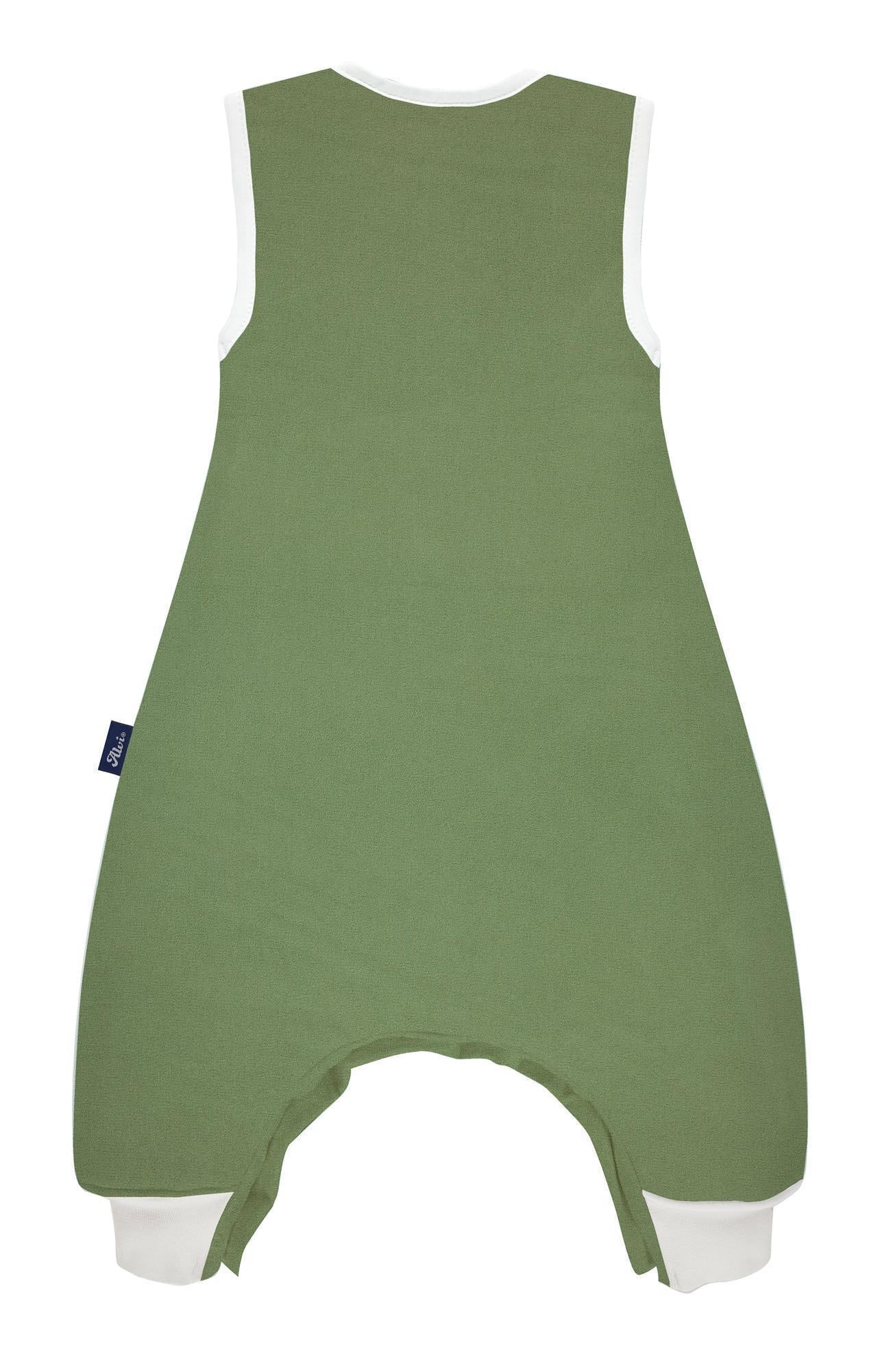 Schlafsack mit Beinen Special Fabric (BIO Baumwolle) - Felpa Nap green