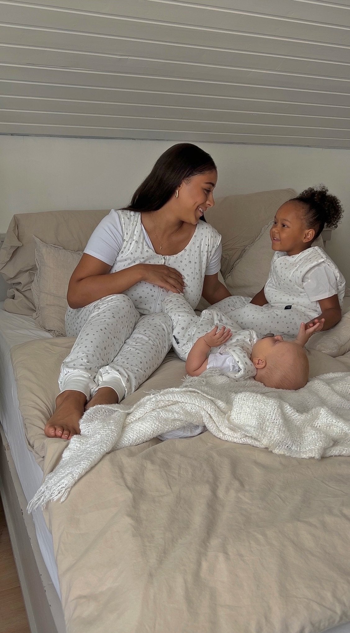 MAMA Liebe Sleep-Overall Light - Petit Fleurs