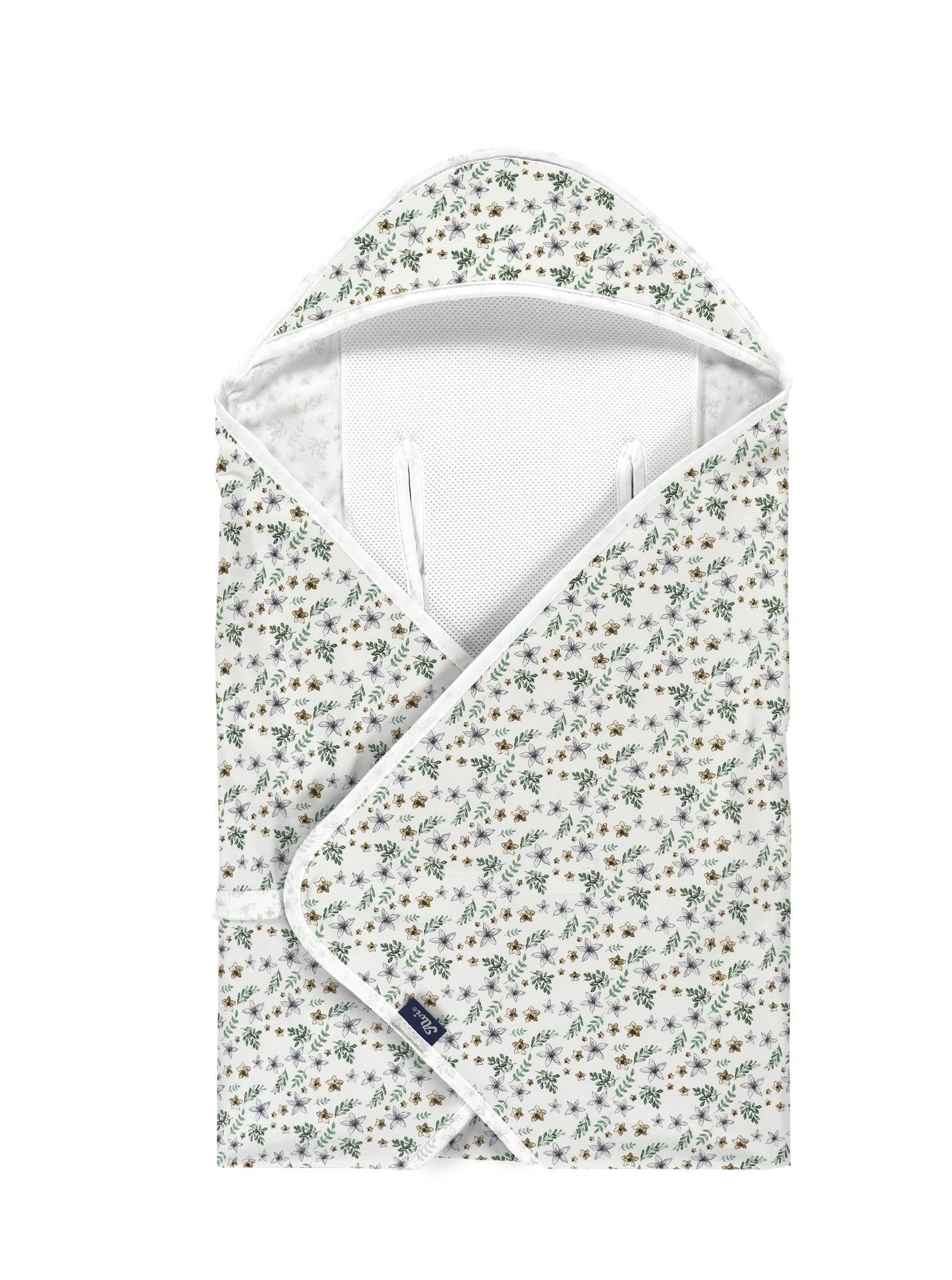 Reisedecke Jersey light - Petit Fleurs