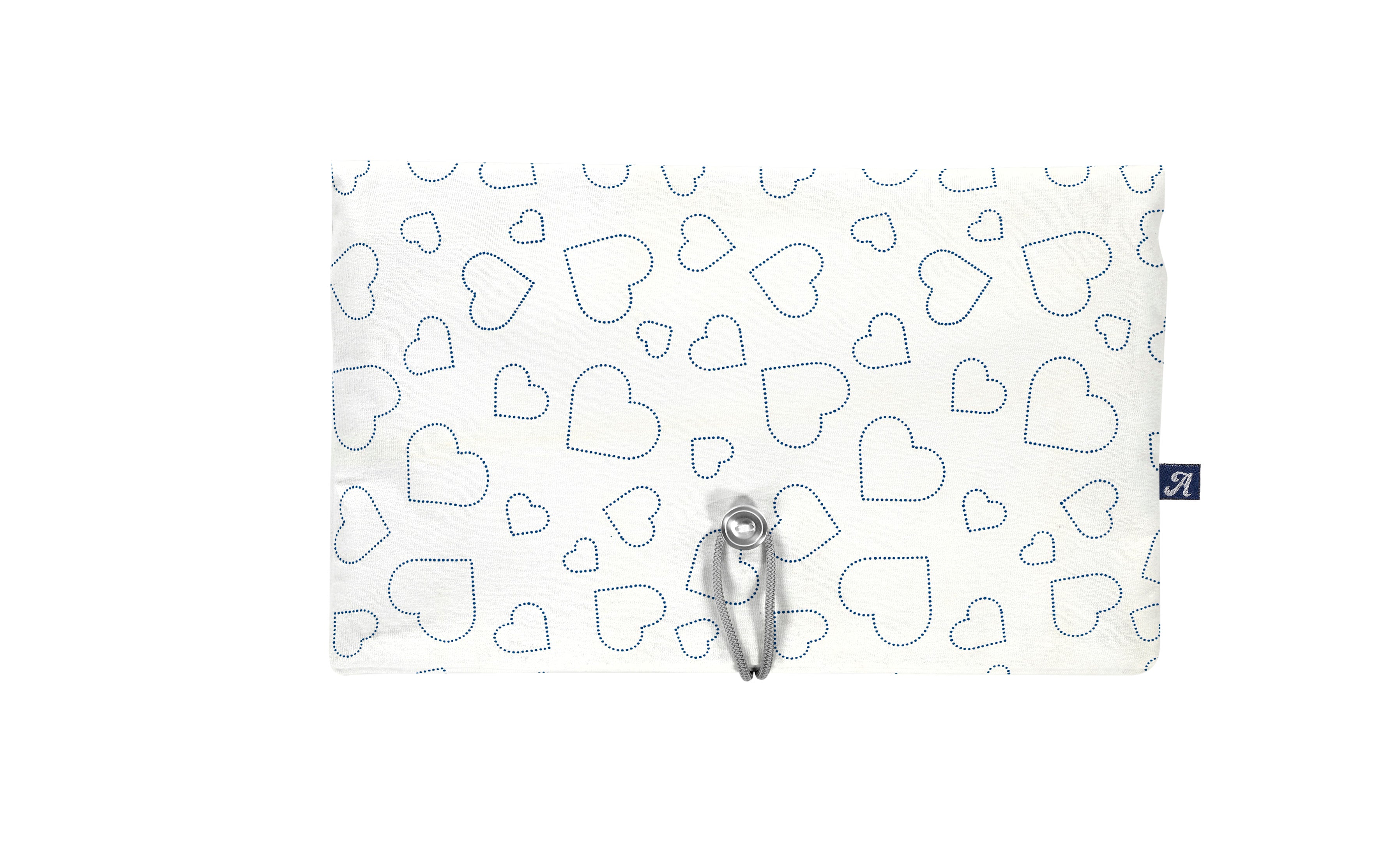 Windeltasche - Hearts white