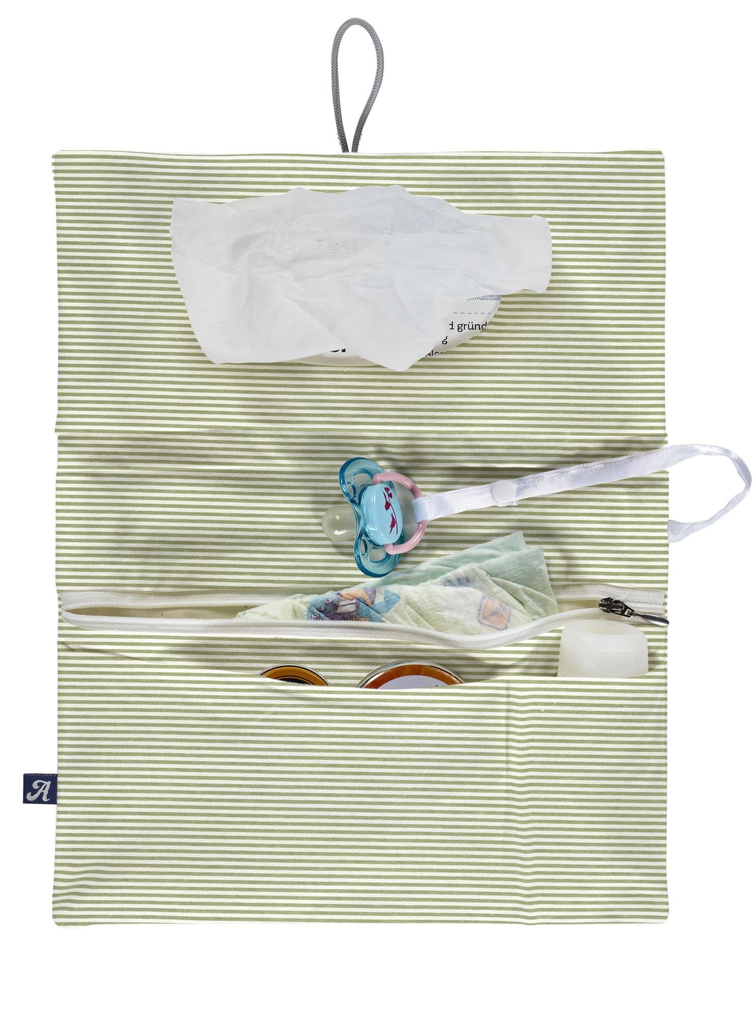 Windeltasche Jersey (BIO-Baumwolle) - Seahorse