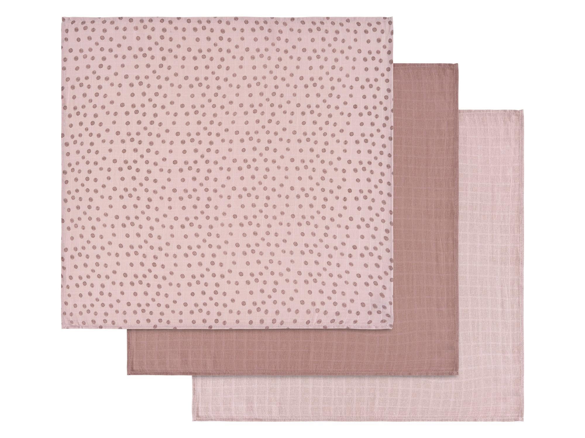 Mull Windeln 3er Pack - Curly Dots