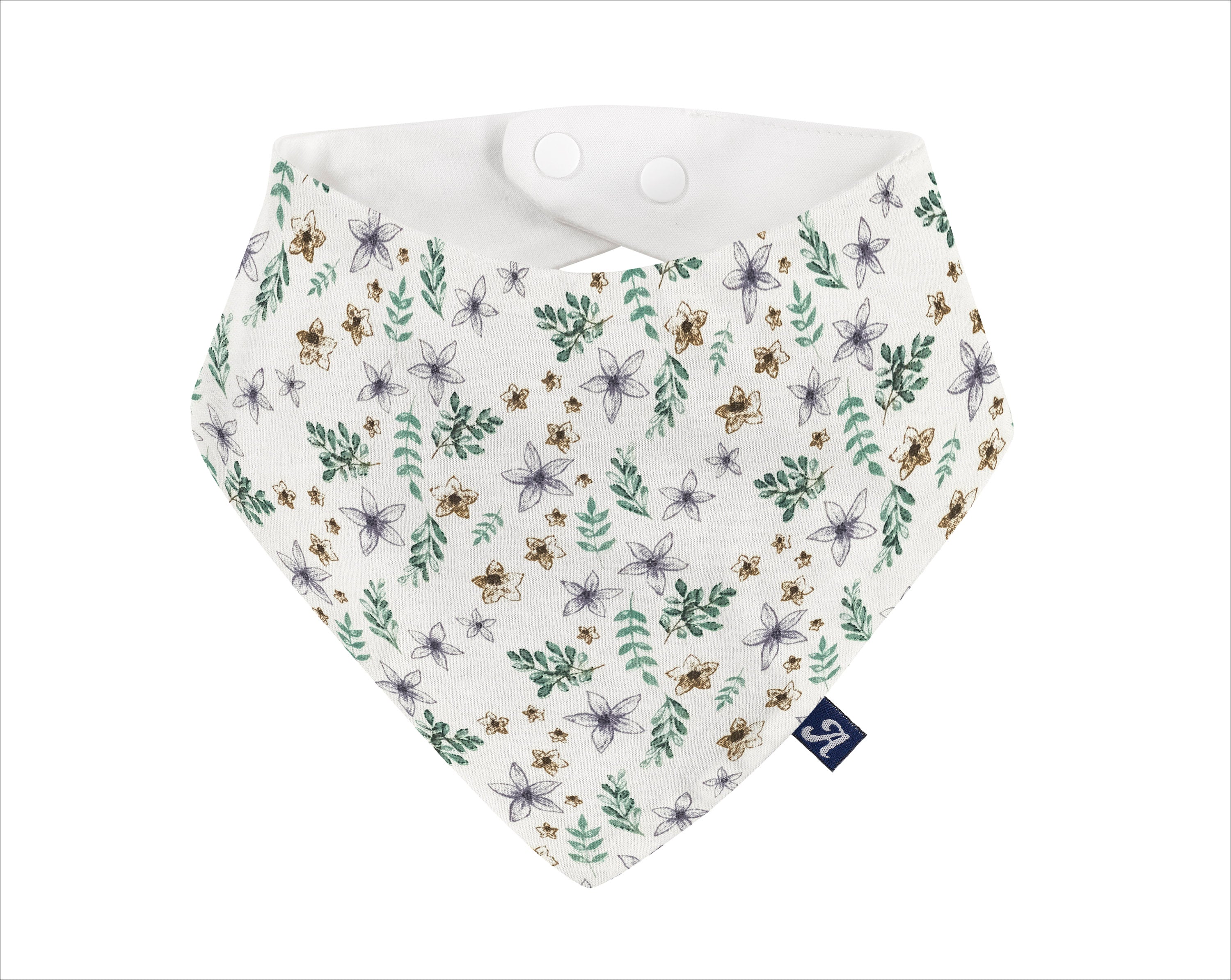 Dreieckstuch 2er - Petit Fleurs + Ringel