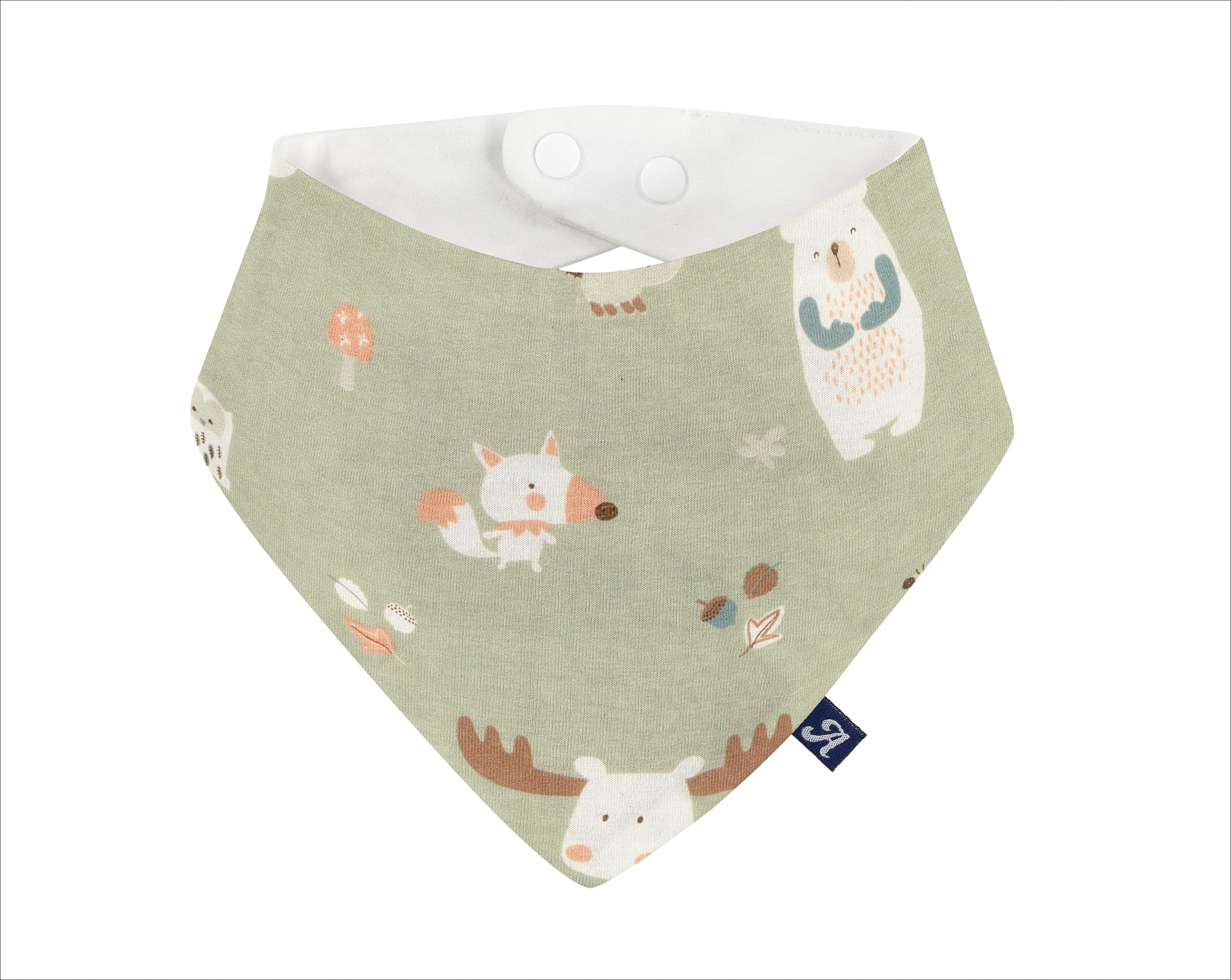 Dreieckstuch 2er - Baby Forest + Smoky Stripes