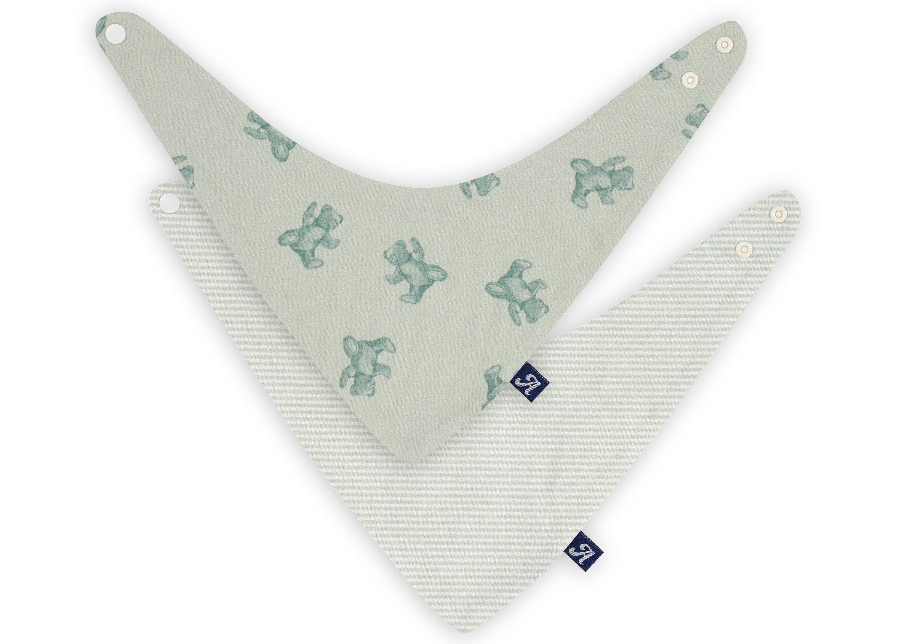 Dreieckstuch 2er - Teddy 1961 + Smoky Stripes
