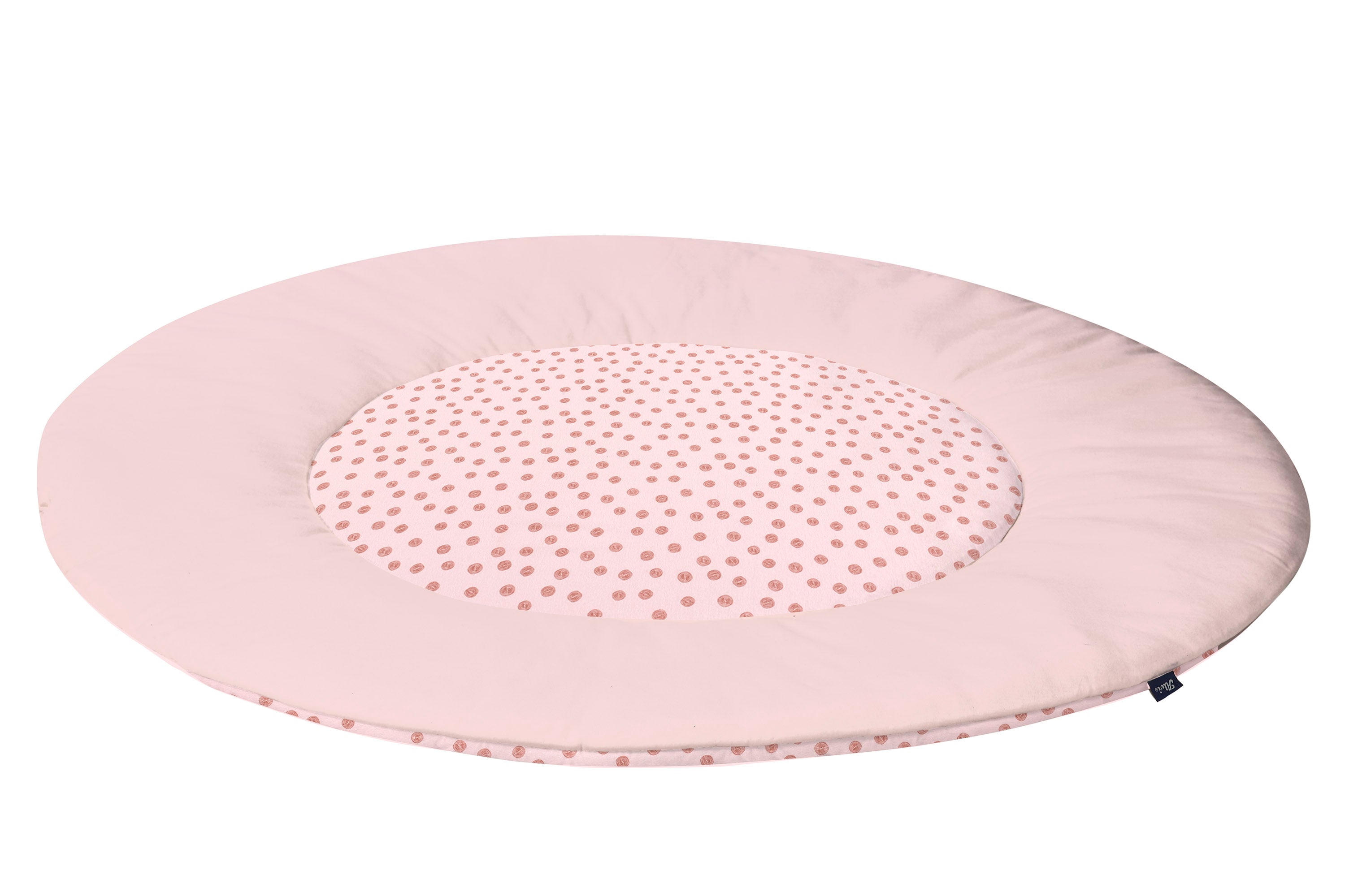 Krabbeldecke rund (BIO-Baumwolle) - Curly Dots