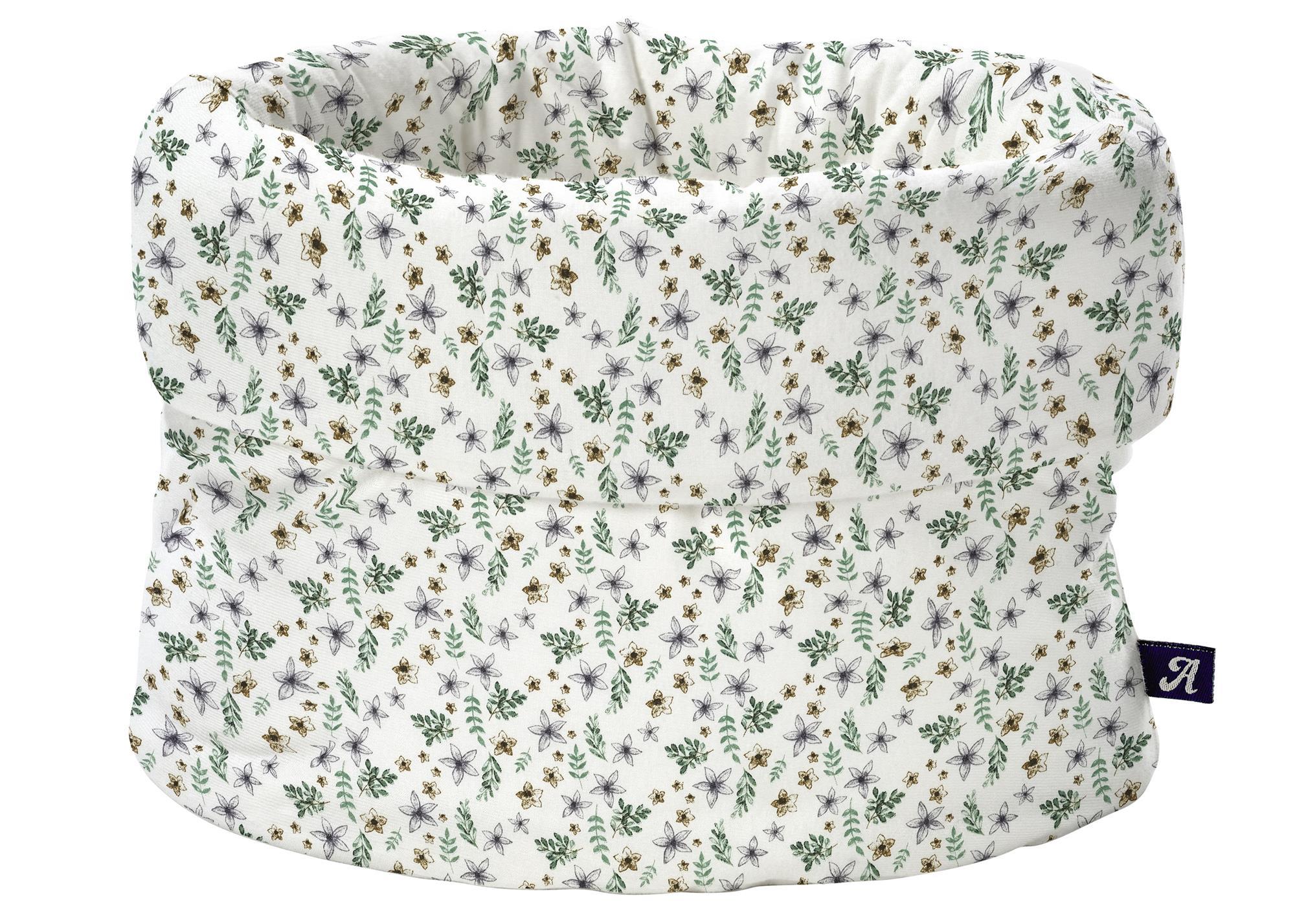 Utensilo rund Jersey (BIO-Baumwolle) - Petit Fleurs