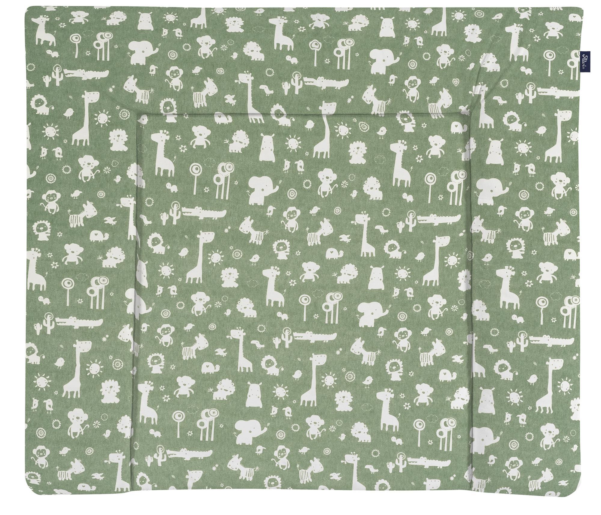 Wickelauflage Jersey - Granite Animals