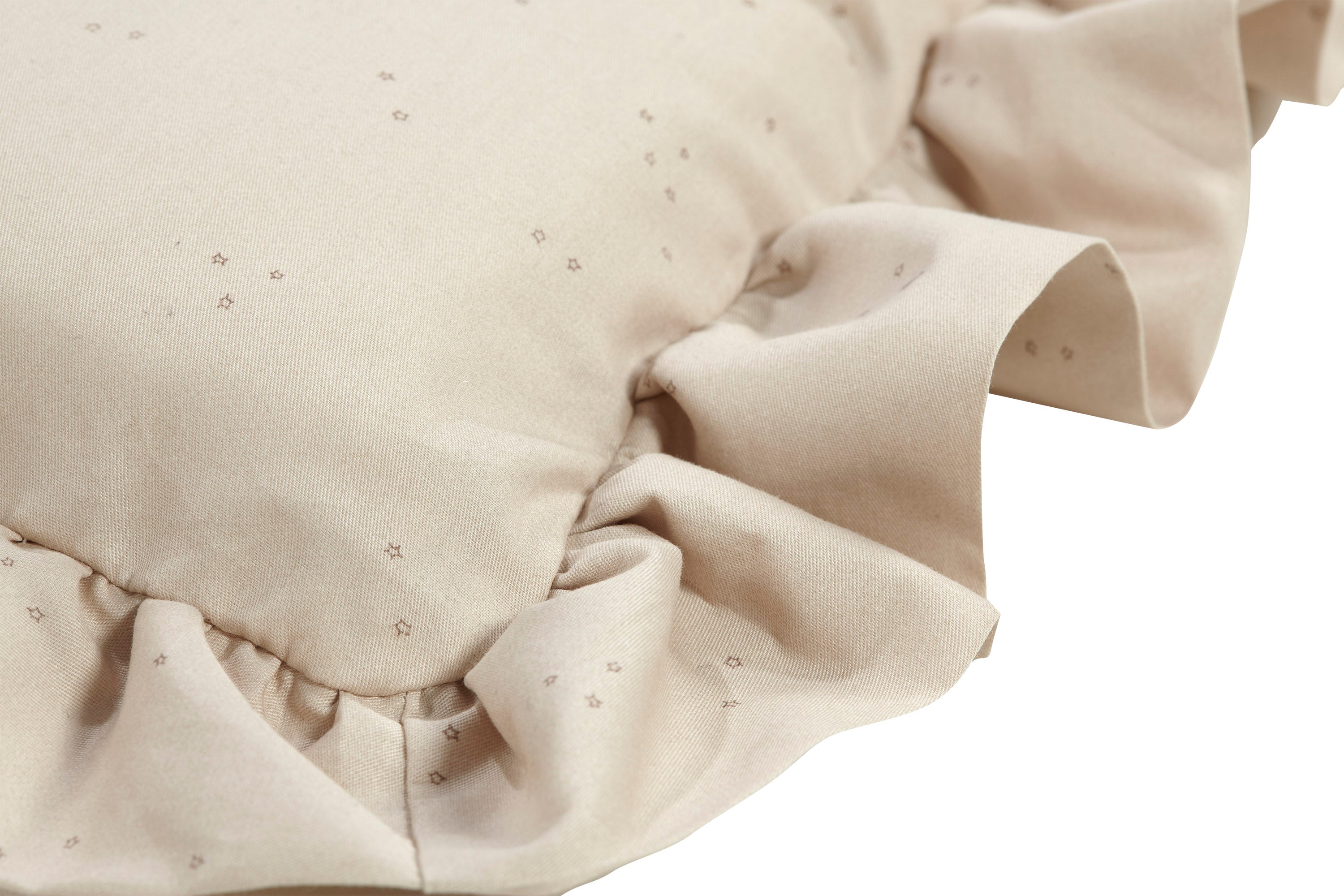 Wickelauflage Jersey (BIO-Baumwolle) - Volant