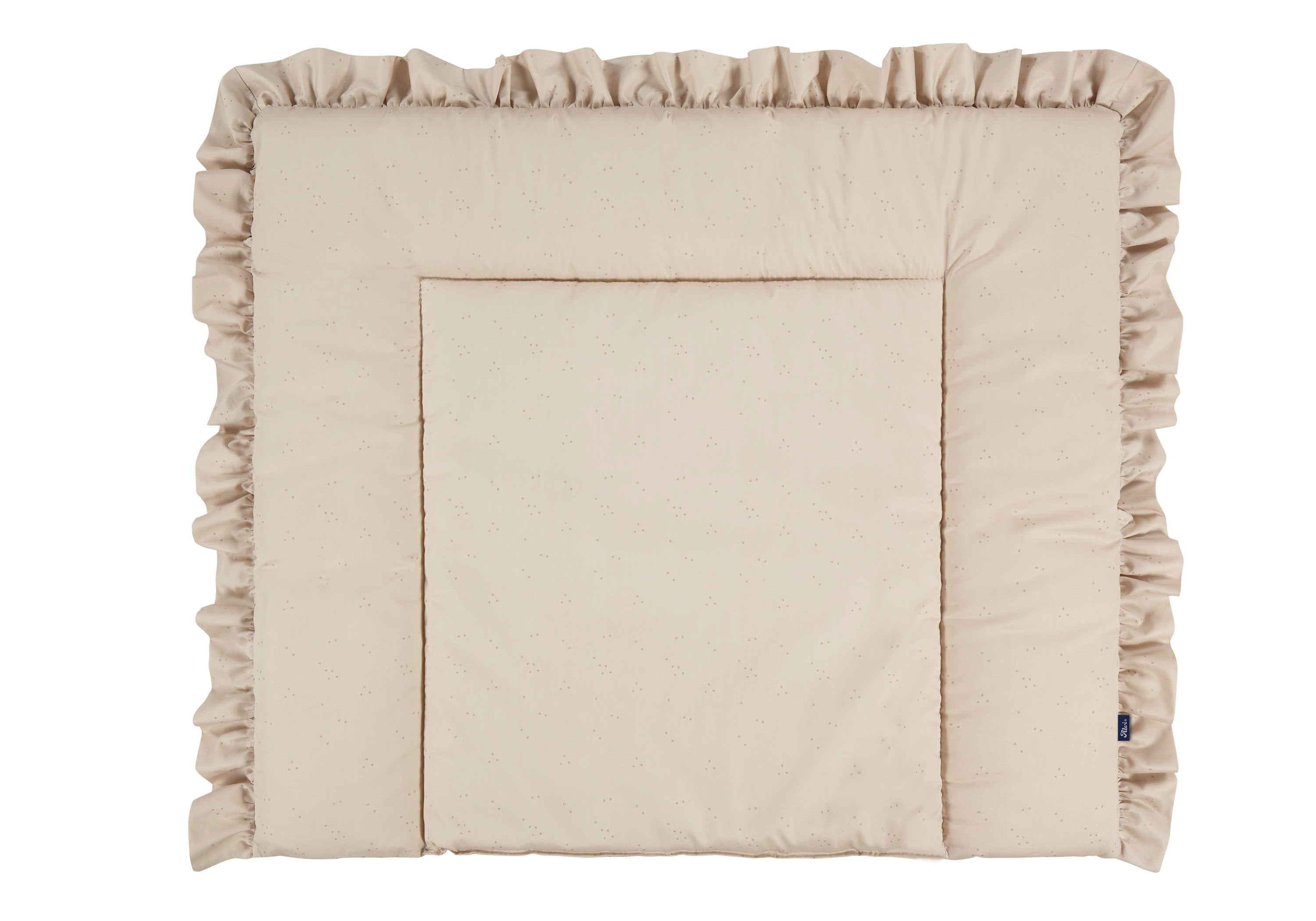 Wickelauflage Jersey (BIO-Baumwolle) - Volant