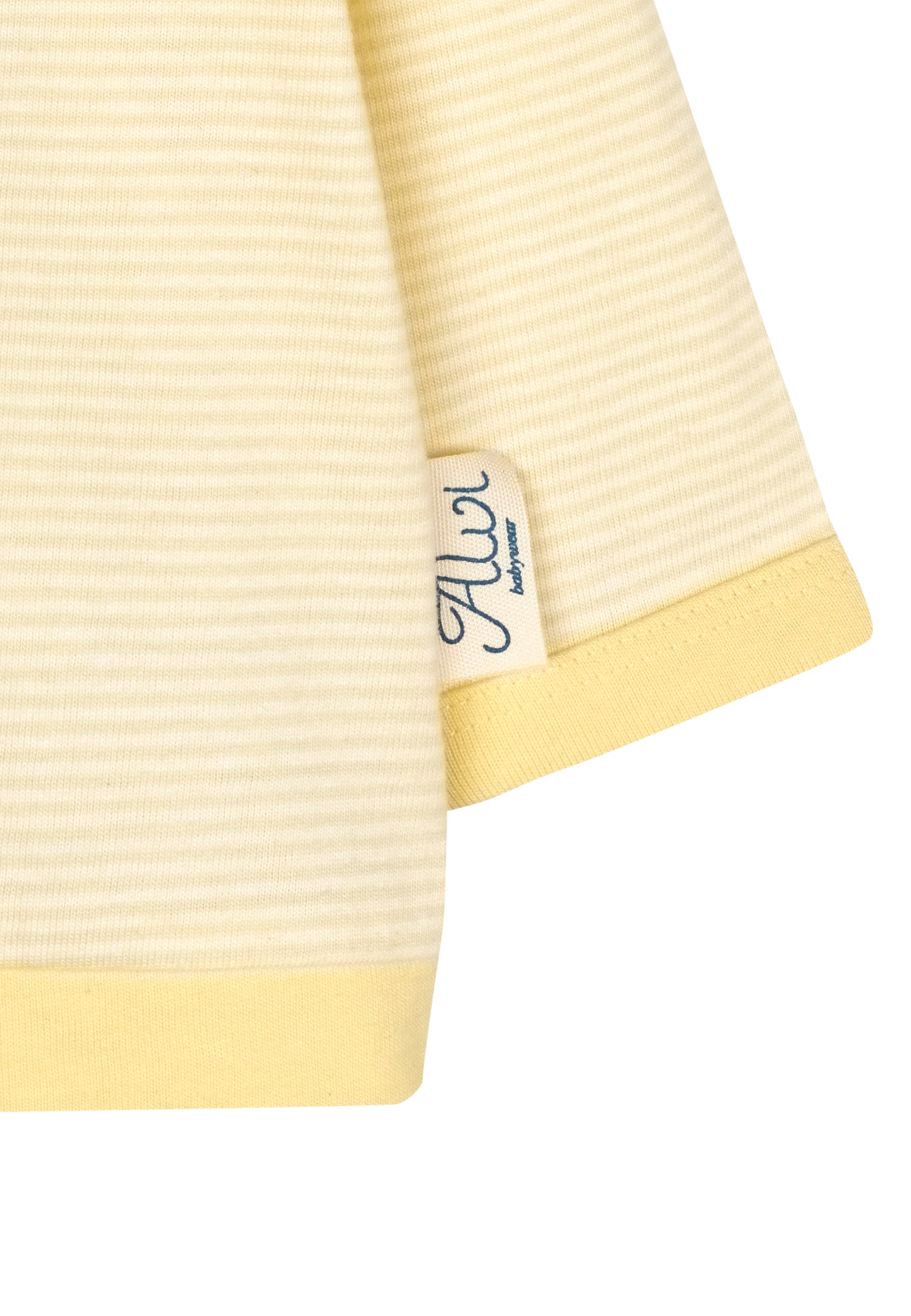 Cardigan - Vanilla-White Stripe
