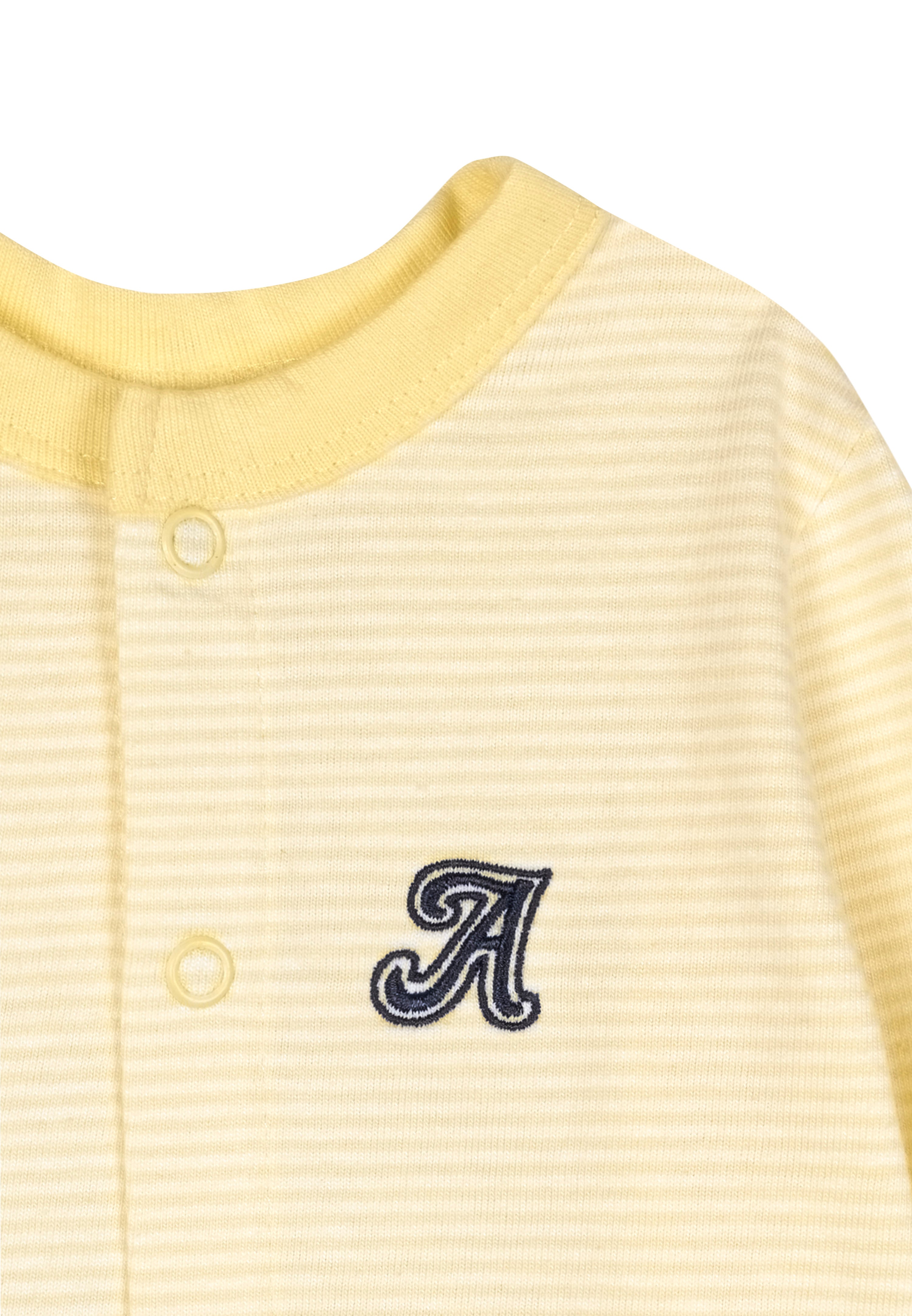 Cardigan - Vanilla-White Stripe