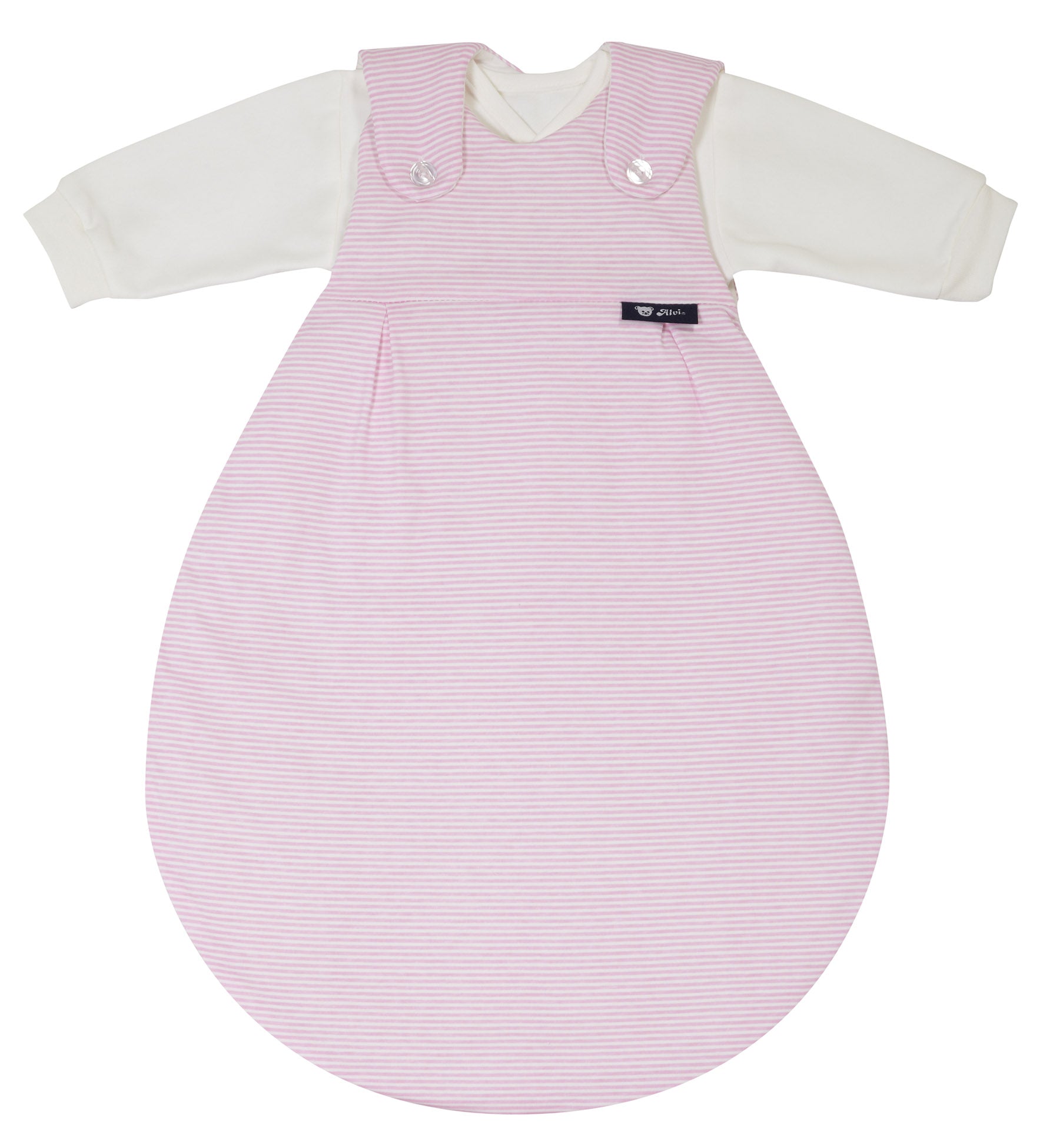 Baby-Mäxchen® 2tlg. - Streifen rosa