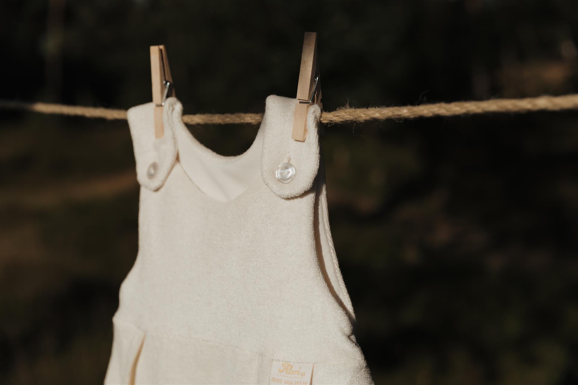 Baby-Mäxchen® mit Belüftungssystem 2tlg. Frottier - weiß